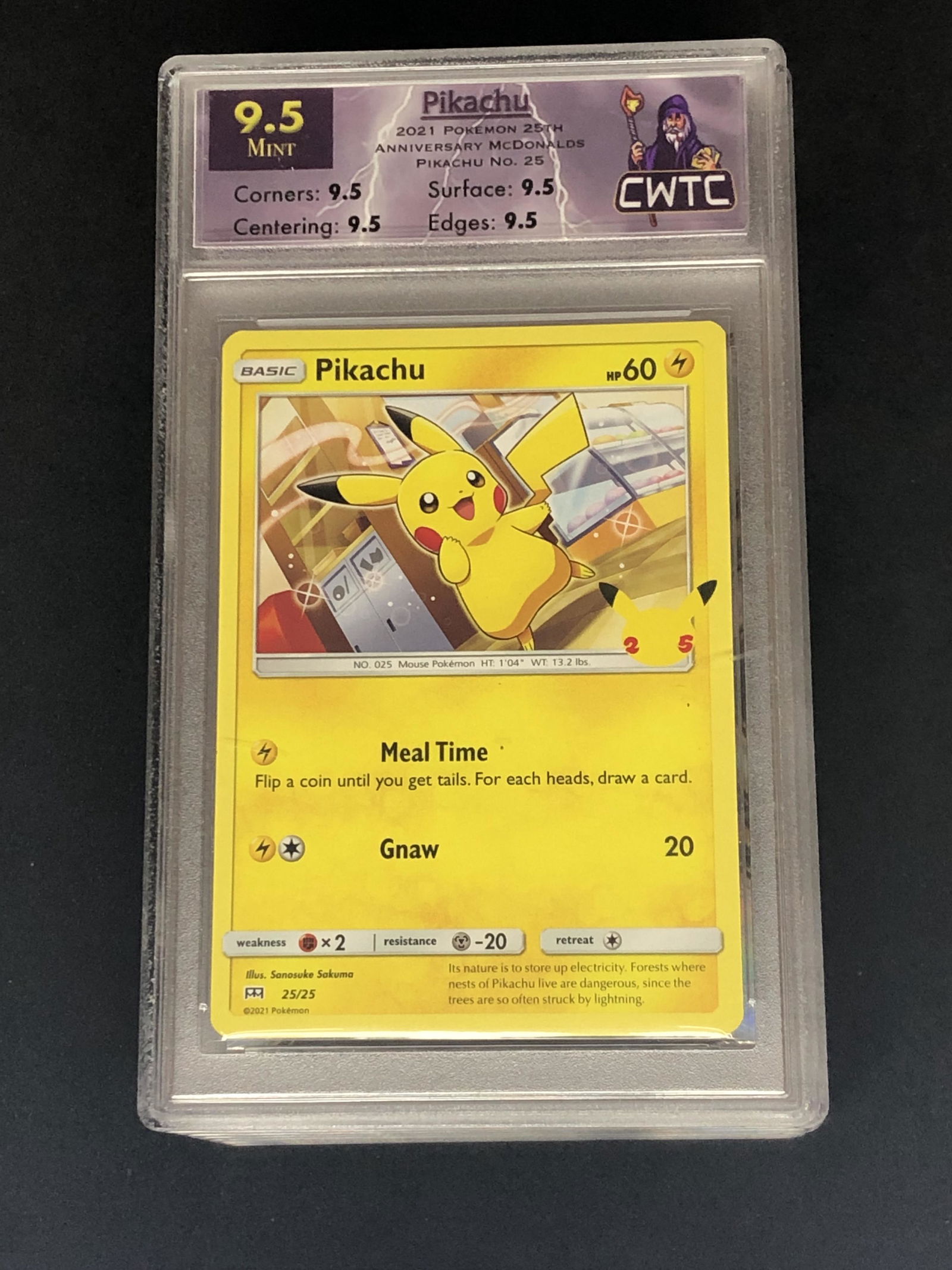 Pikachu 25th Anniversary CWTC 9.5 (1 of 1)