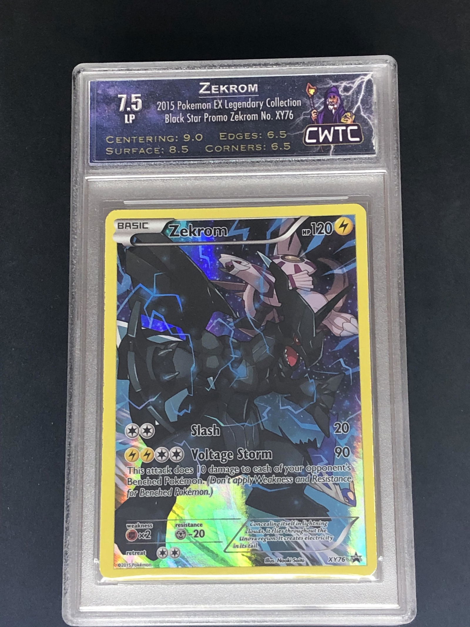 Zekrom EX Legendary Collection CWTC 7.5 (1 of 1)