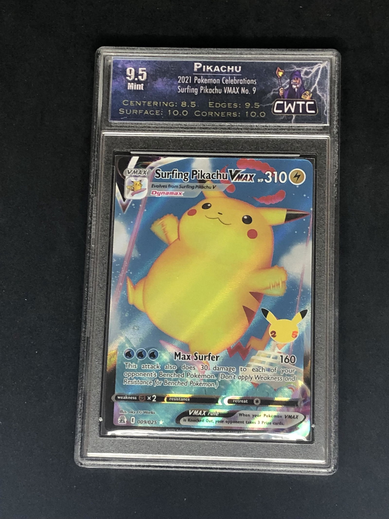 Surfing Pikachu VMAX CWTC 9.5 (1 of 1)