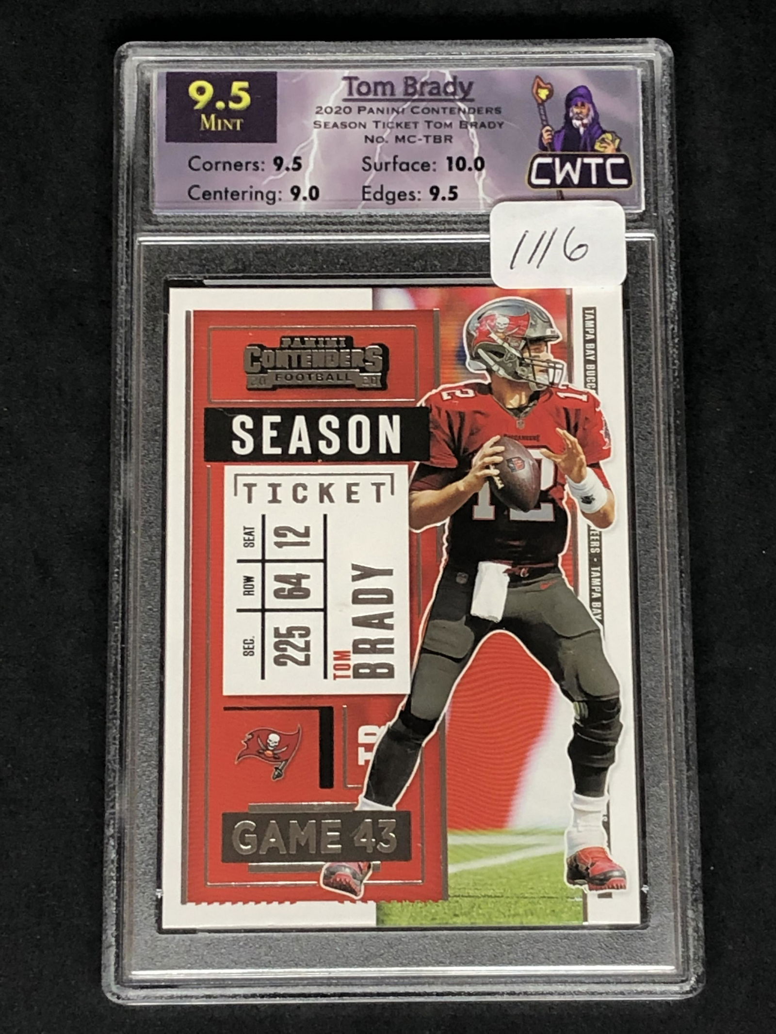 Tom Brady Panini Contenders CWTC 9.5 (1 of 1)