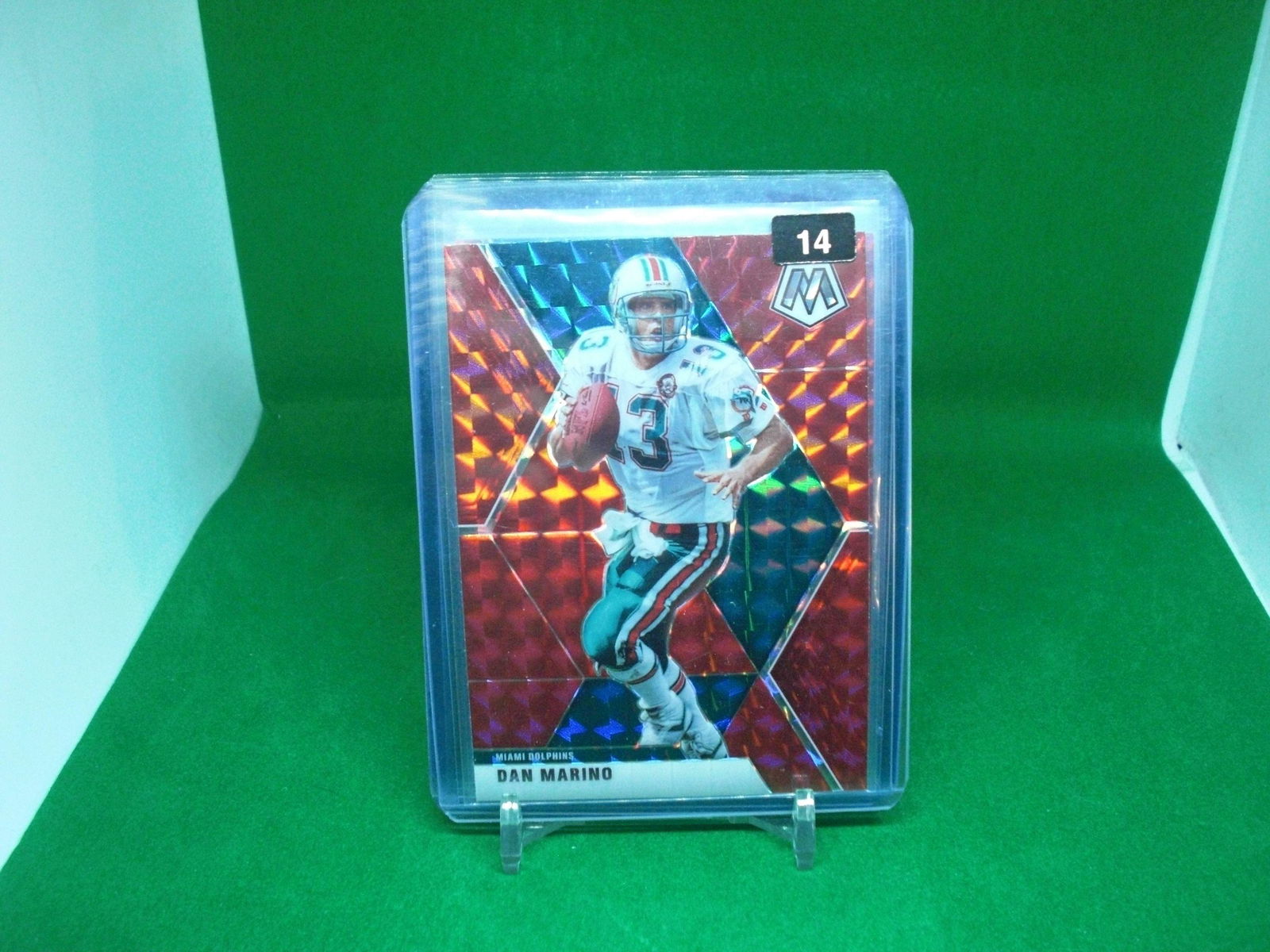 Dan Marino red mosaic prism (1 of 1)
