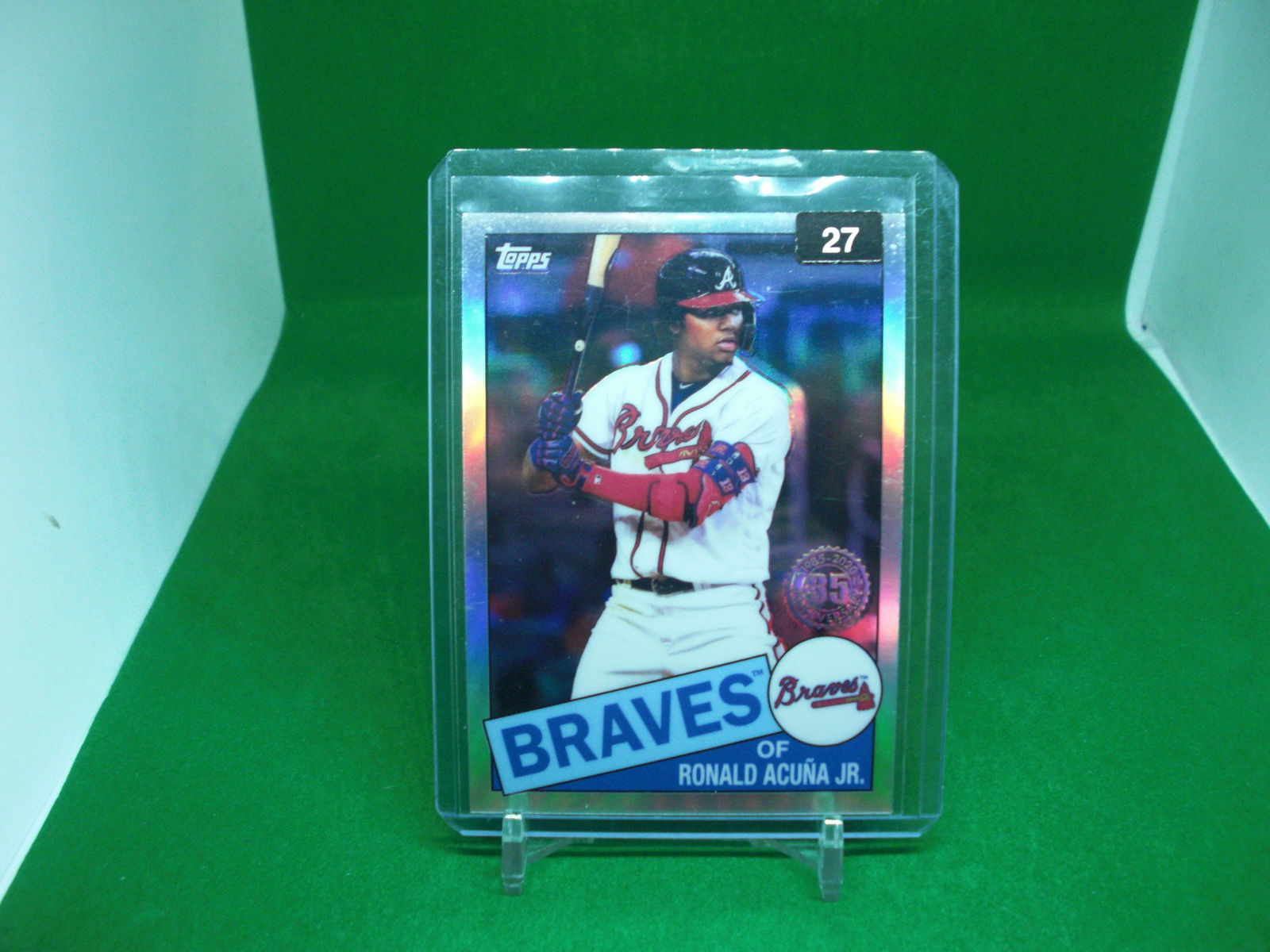 Ronald acuna junior 1985 refractor (1 of 1)
