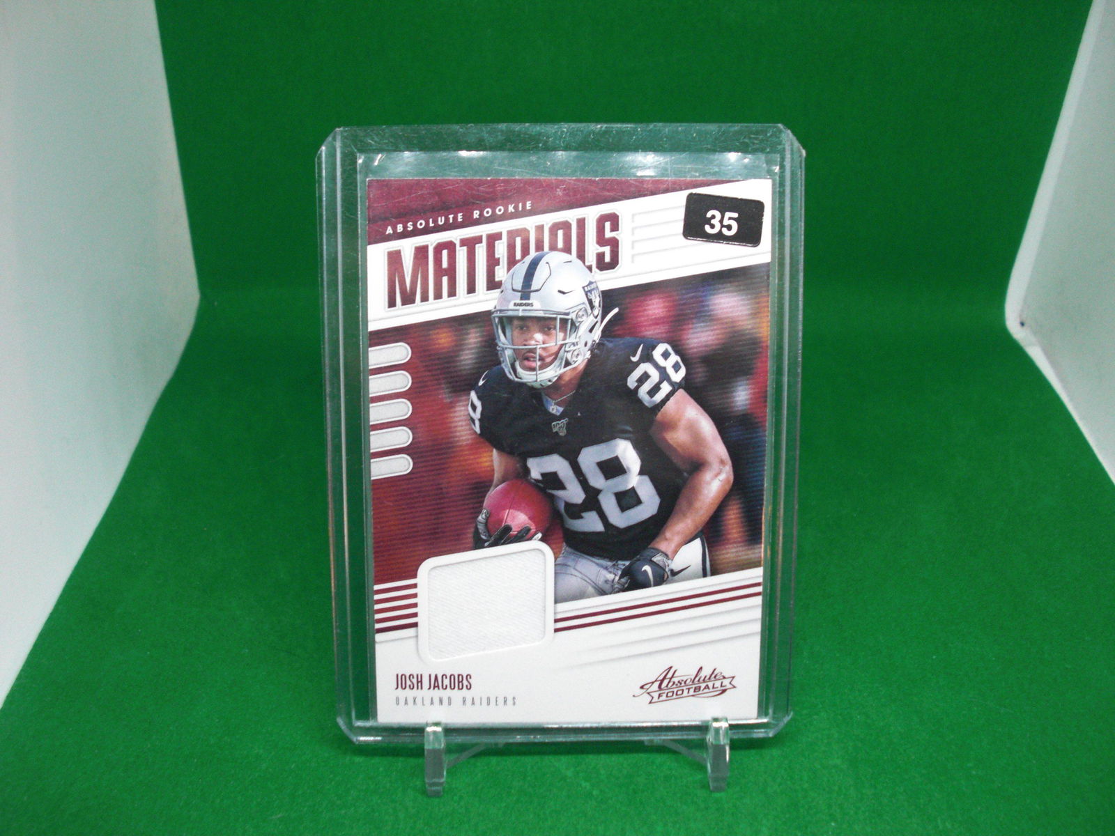 Josh Jacobs jersey card (1 of 1)