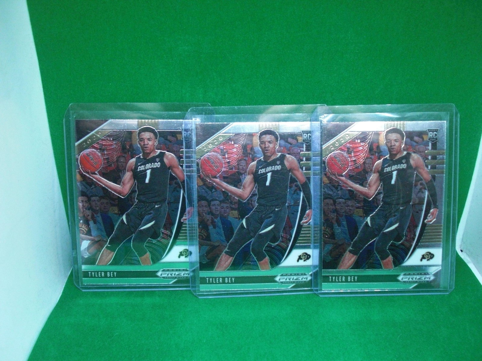 3 tyler bey rookies: in top loader