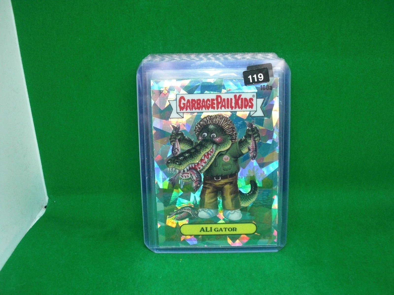 ali gator garbage pail kids: in top loader