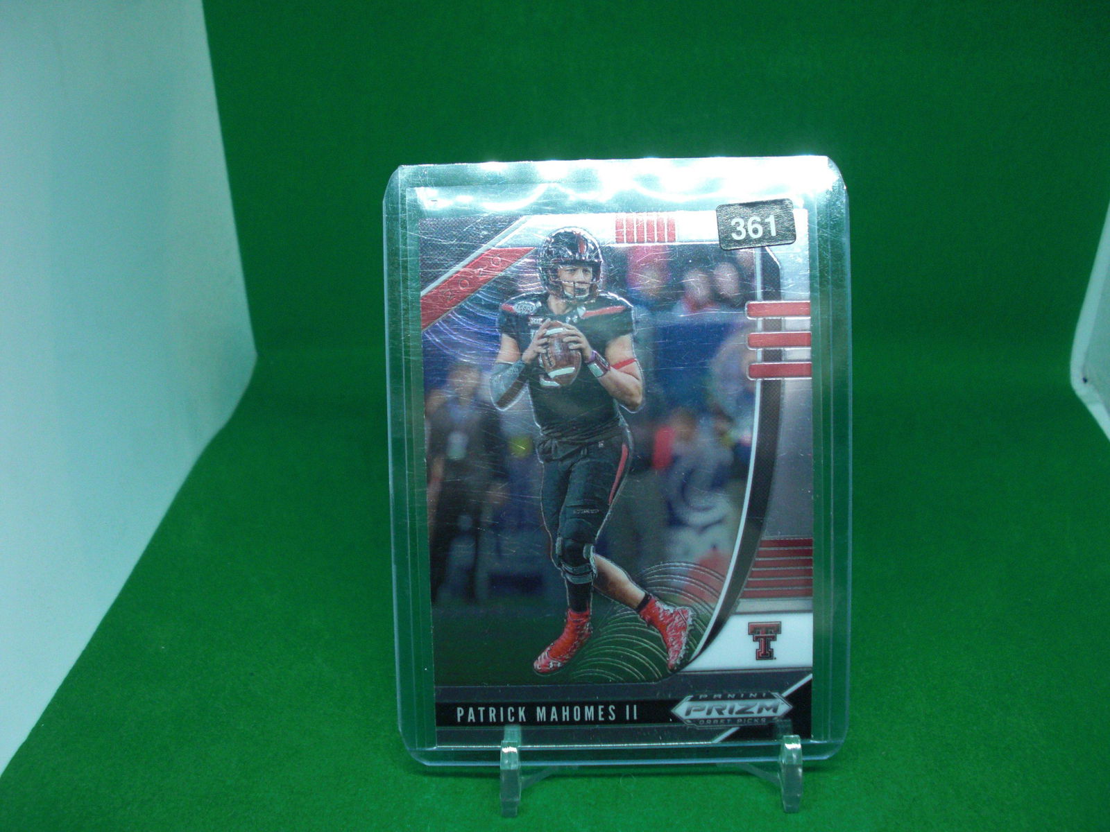 patrick mahomes prizm draft (1 of 1)