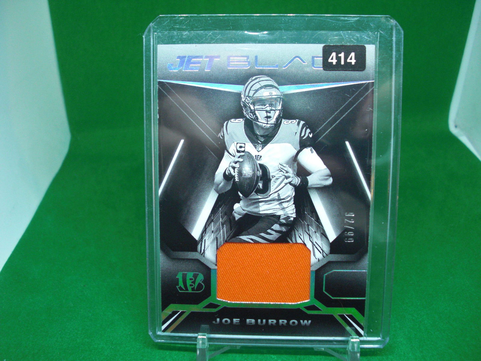 joe burrow 2021 jet black jersey card 92/99 (1 of 1)