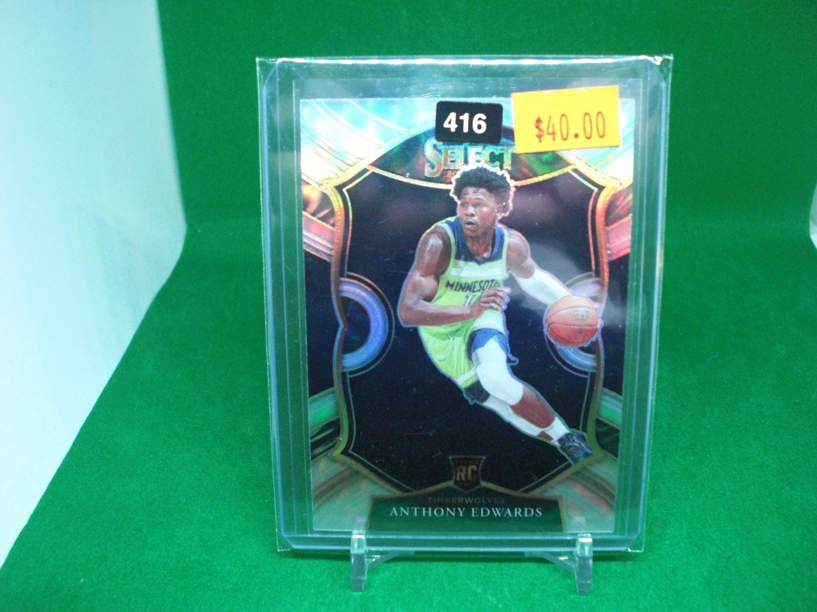 anthony edwards silver select rookie (1 of 1)