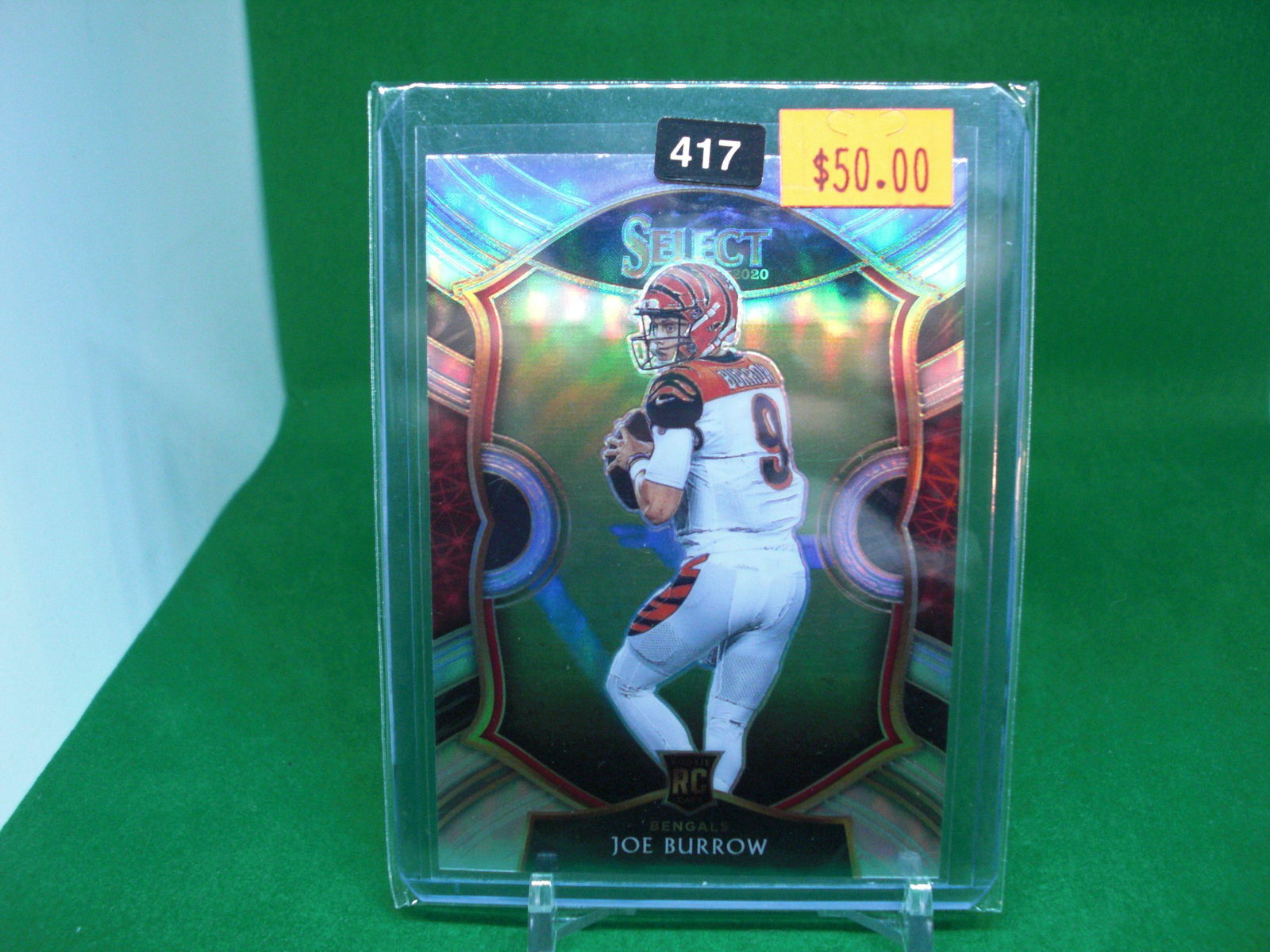joe burrow silver select rookie (1 of 1)