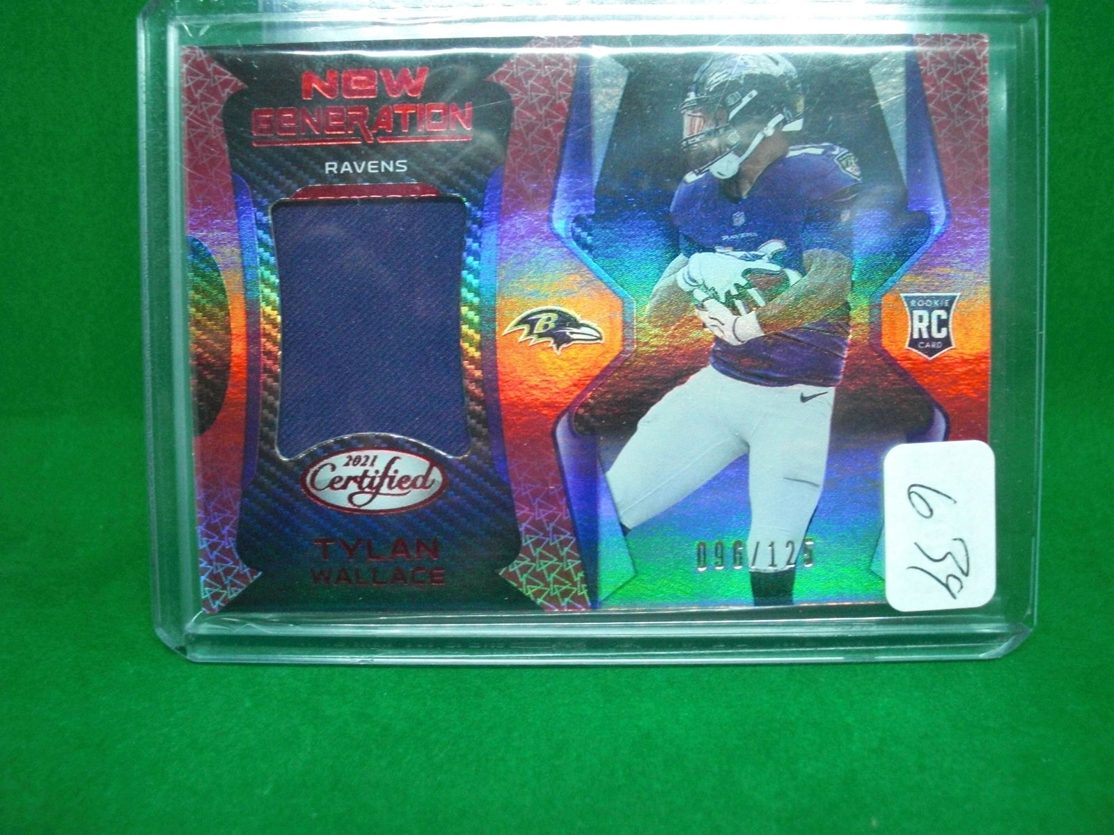 tylan wallace rookie jersey card 096/125 (1 of 1)