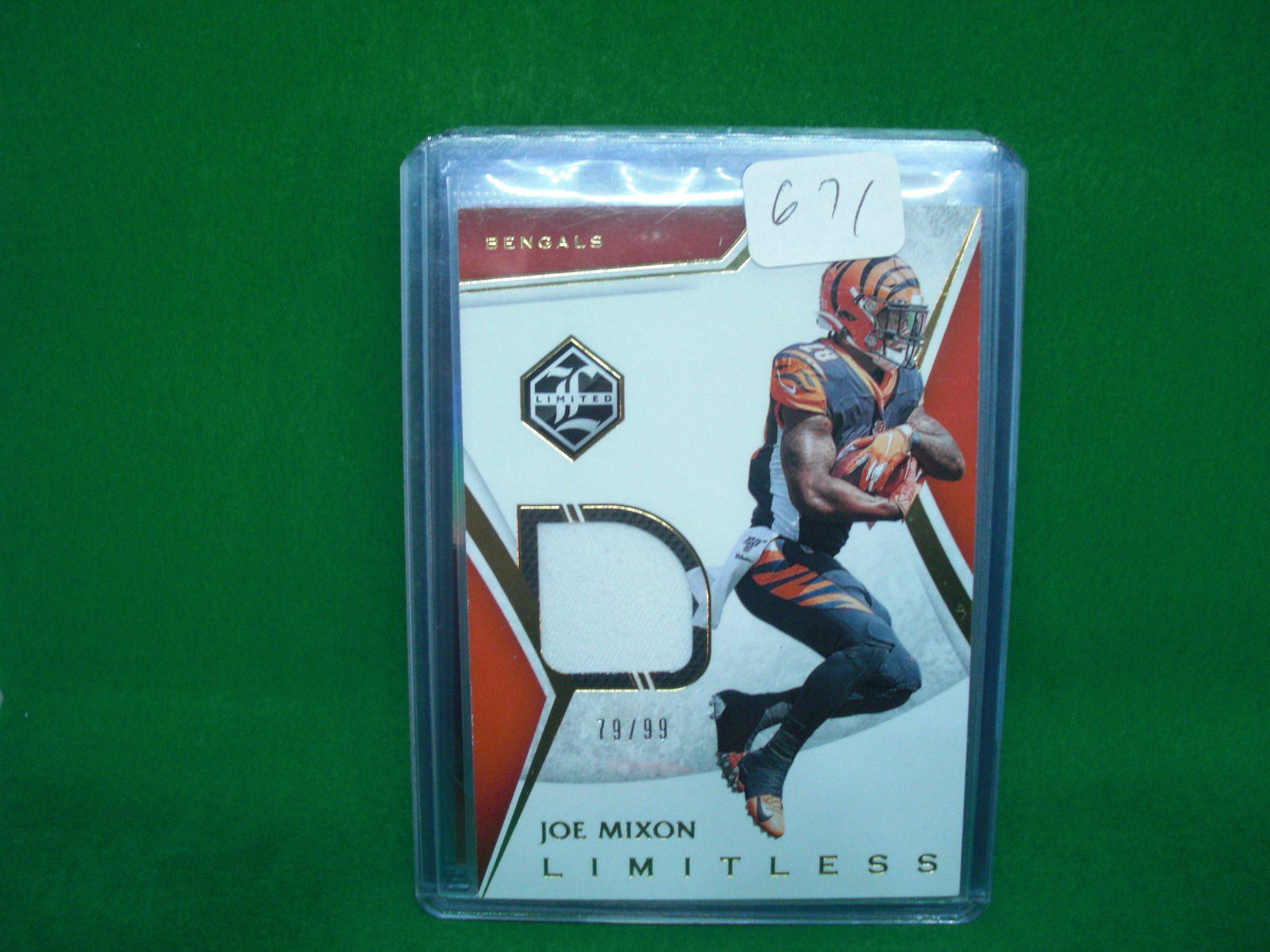 joe mixon 79/99 jersey card (1 of 1)
