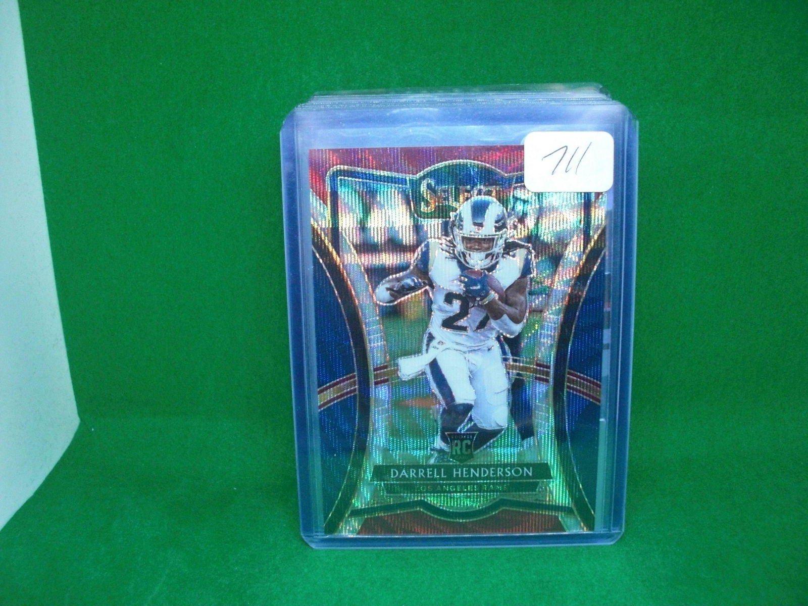 darrell henderson tri color rookie card (1 of 1)