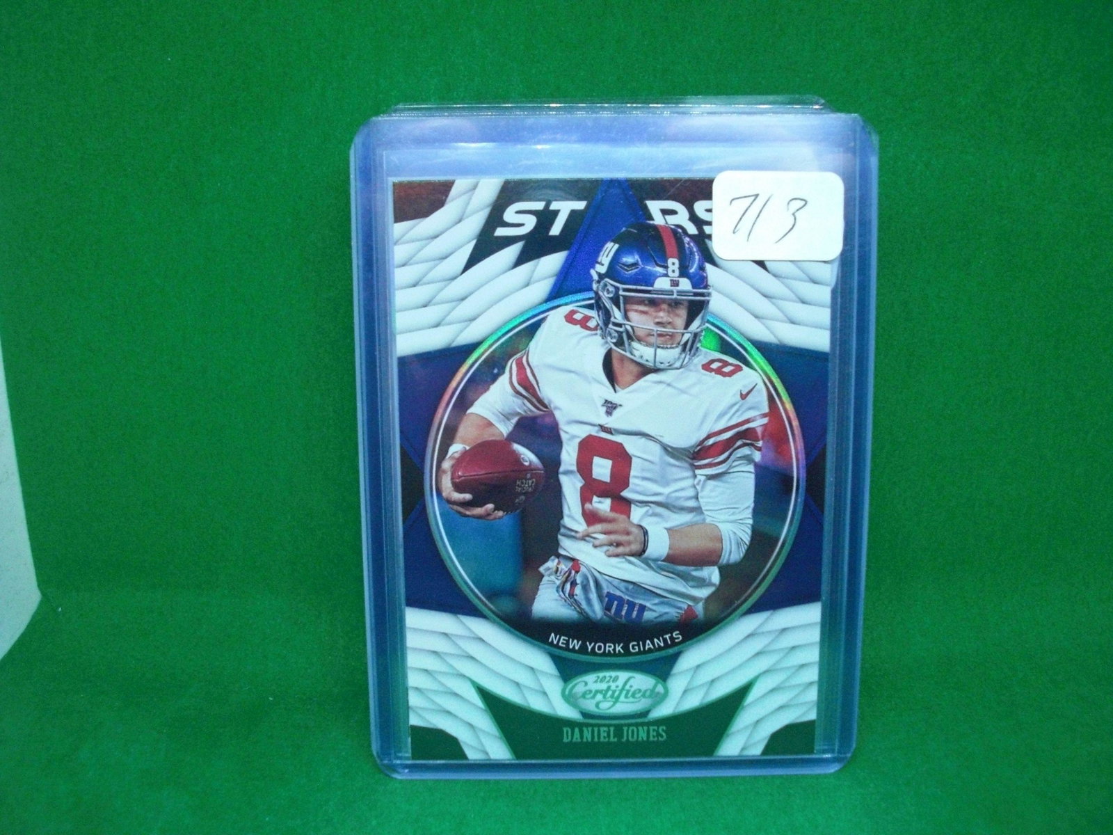 daniel jones certified stars: in top loader