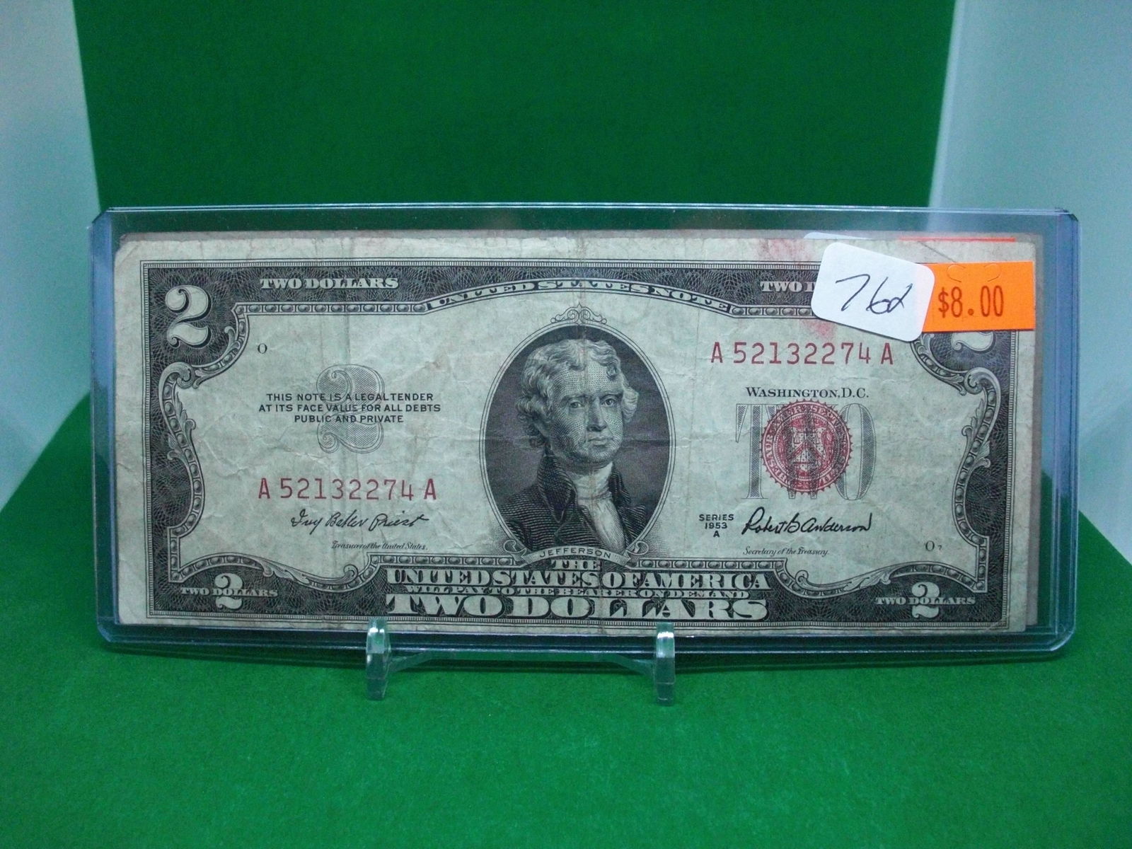 1953A series $2 dollar bill (1 of 1)