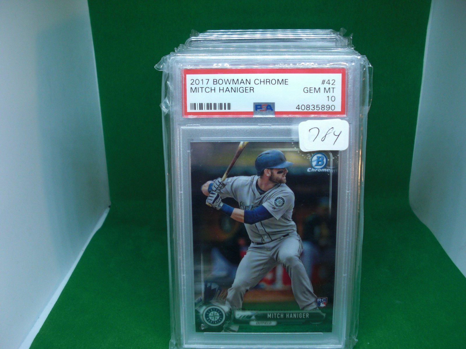 psa gem 10 mitch haniger rookie card (1 of 1)