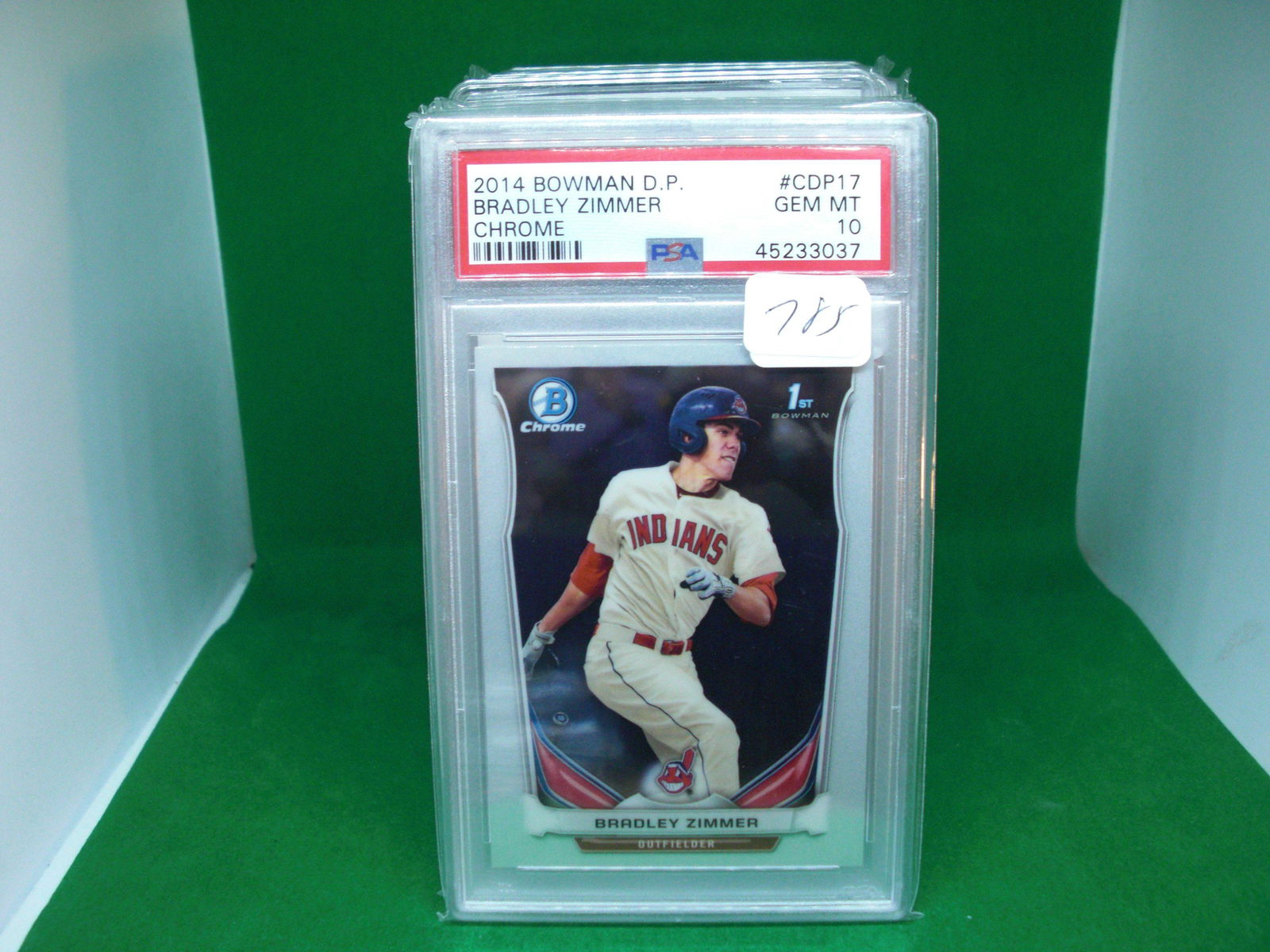 psa gem mint 10 bradley zimmer 1st bowman (1 of 1)