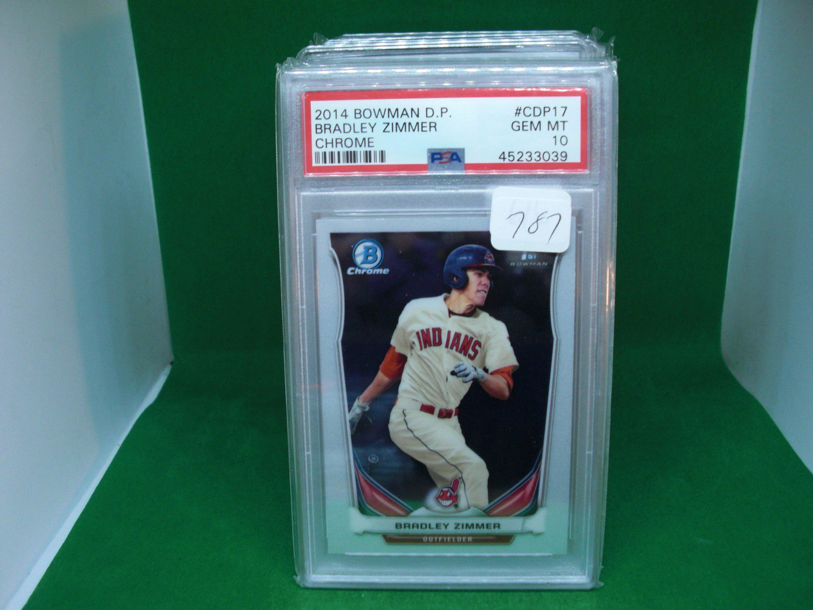 psa gem mint 10 bradley zimmer 1st bowman (1 of 1)