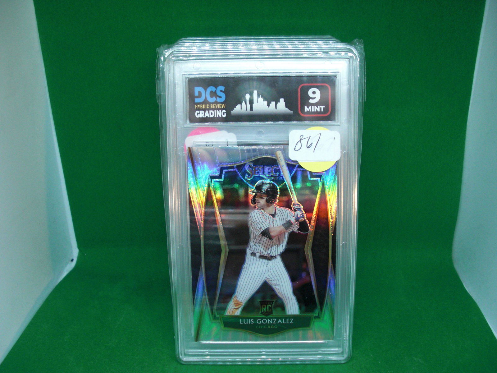 dcs 9 luis gonzalez silver select rookie: graded trading card
