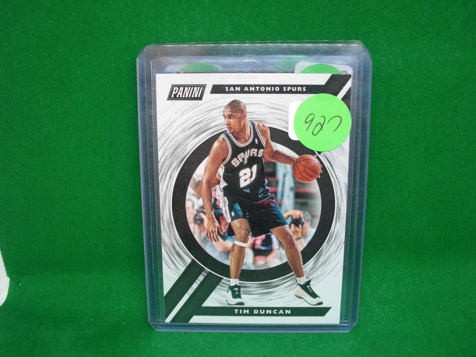 tim duncan player of the day: in top loader