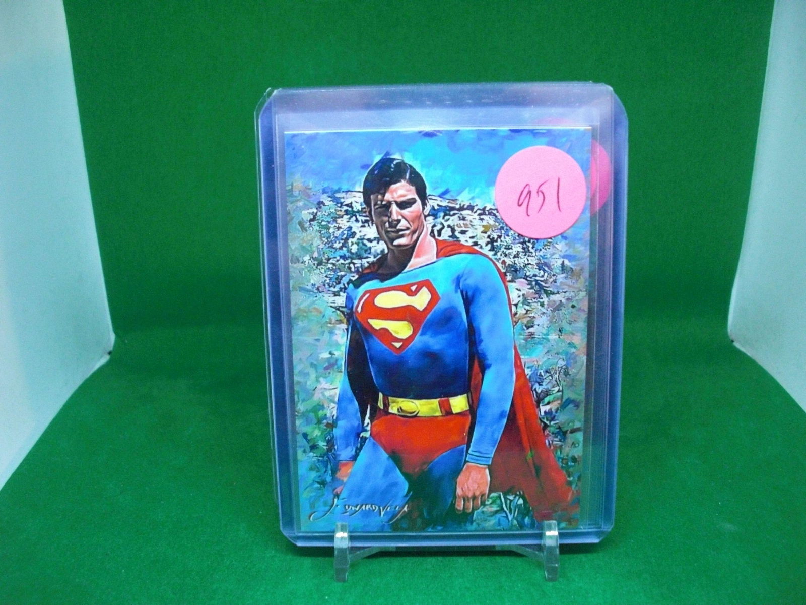 superman 44/50 signed sketch card (1 of 1)