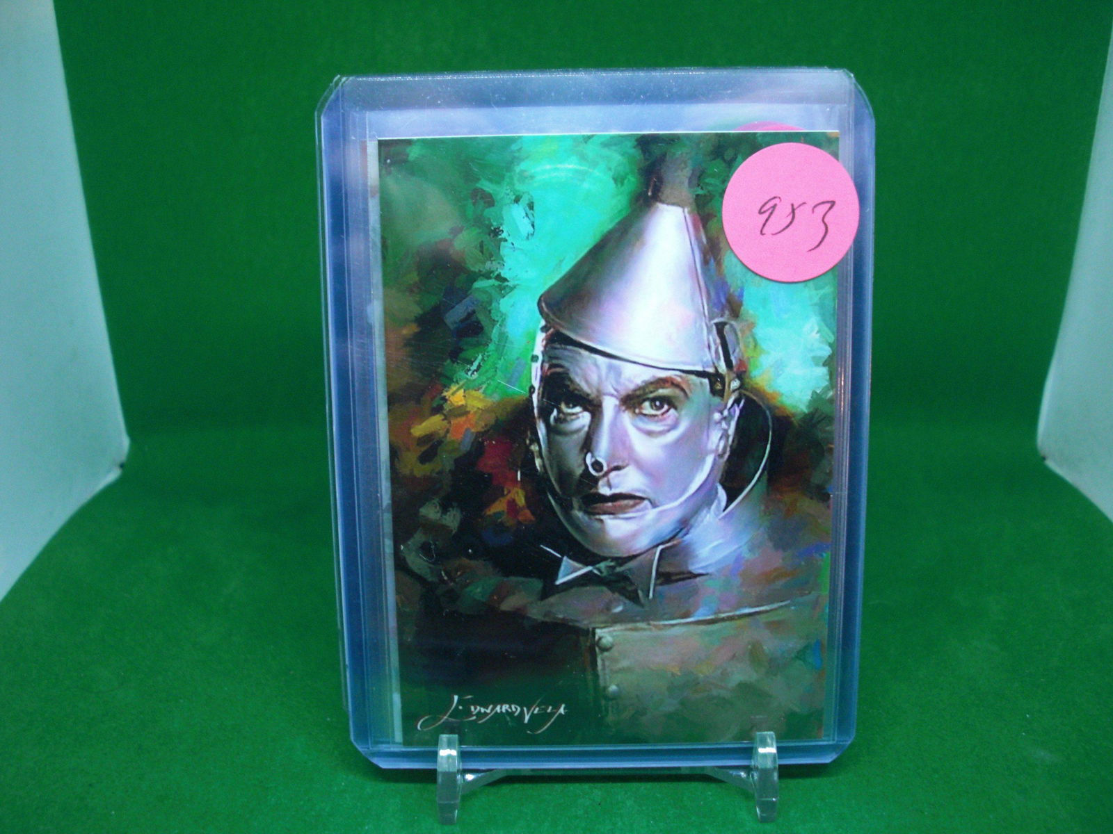 wizard of oz tin man 49/50 signed sketch card (1 of 1)