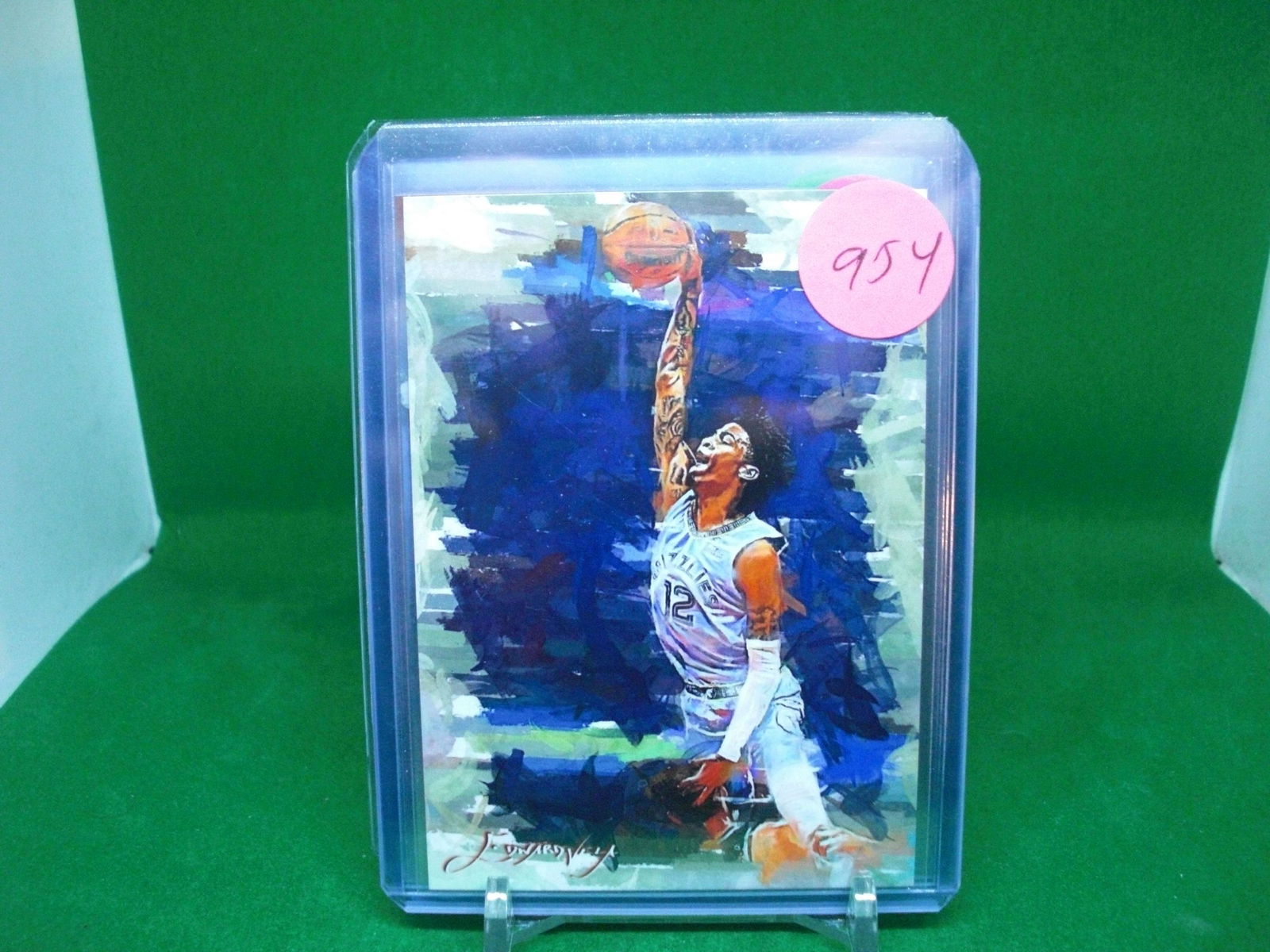 ja morant 48/50 signed sketch card (1 of 1)