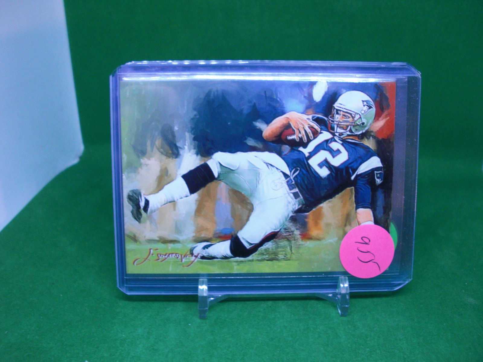 tom brady 48/50 signed sketch card (1 of 1)