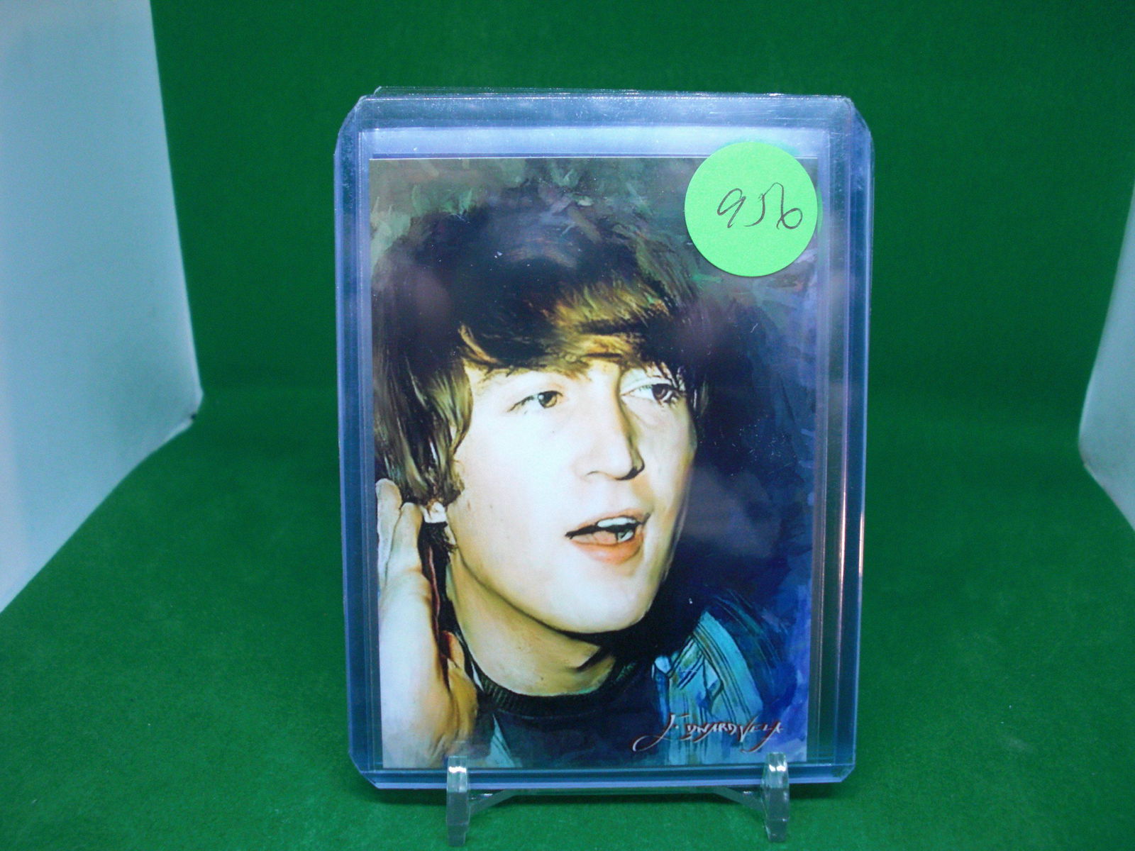 john lennon 45/50 signed sketch card (1 of 1)