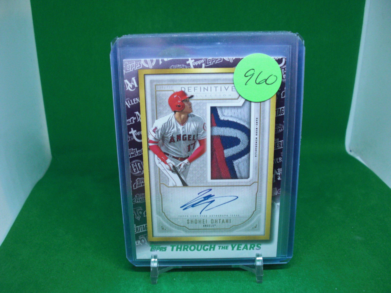 shohei ohtani topps facsimile insert card (1 of 1)