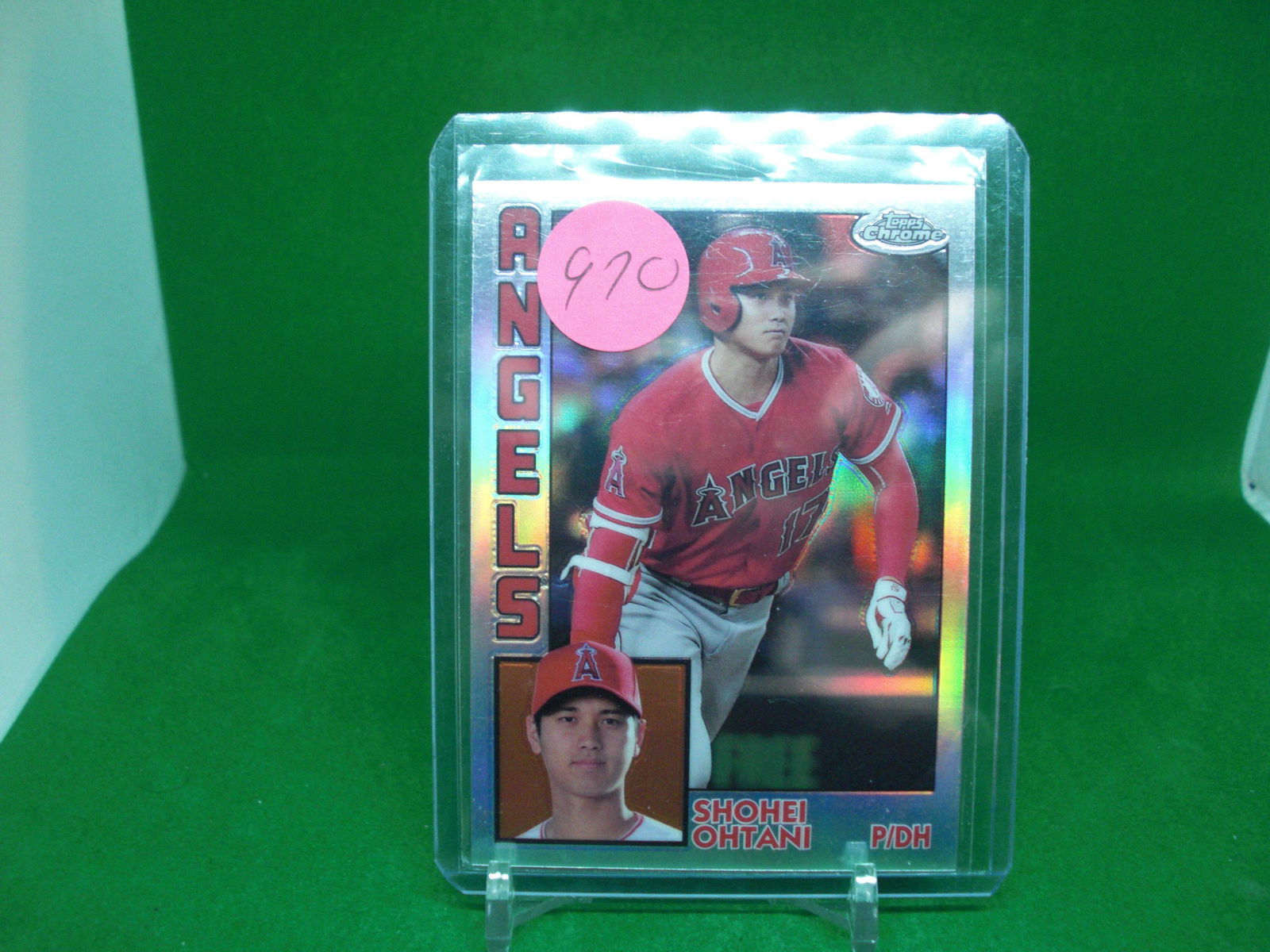 shohei ohtani 1984 style refractor (1 of 1)