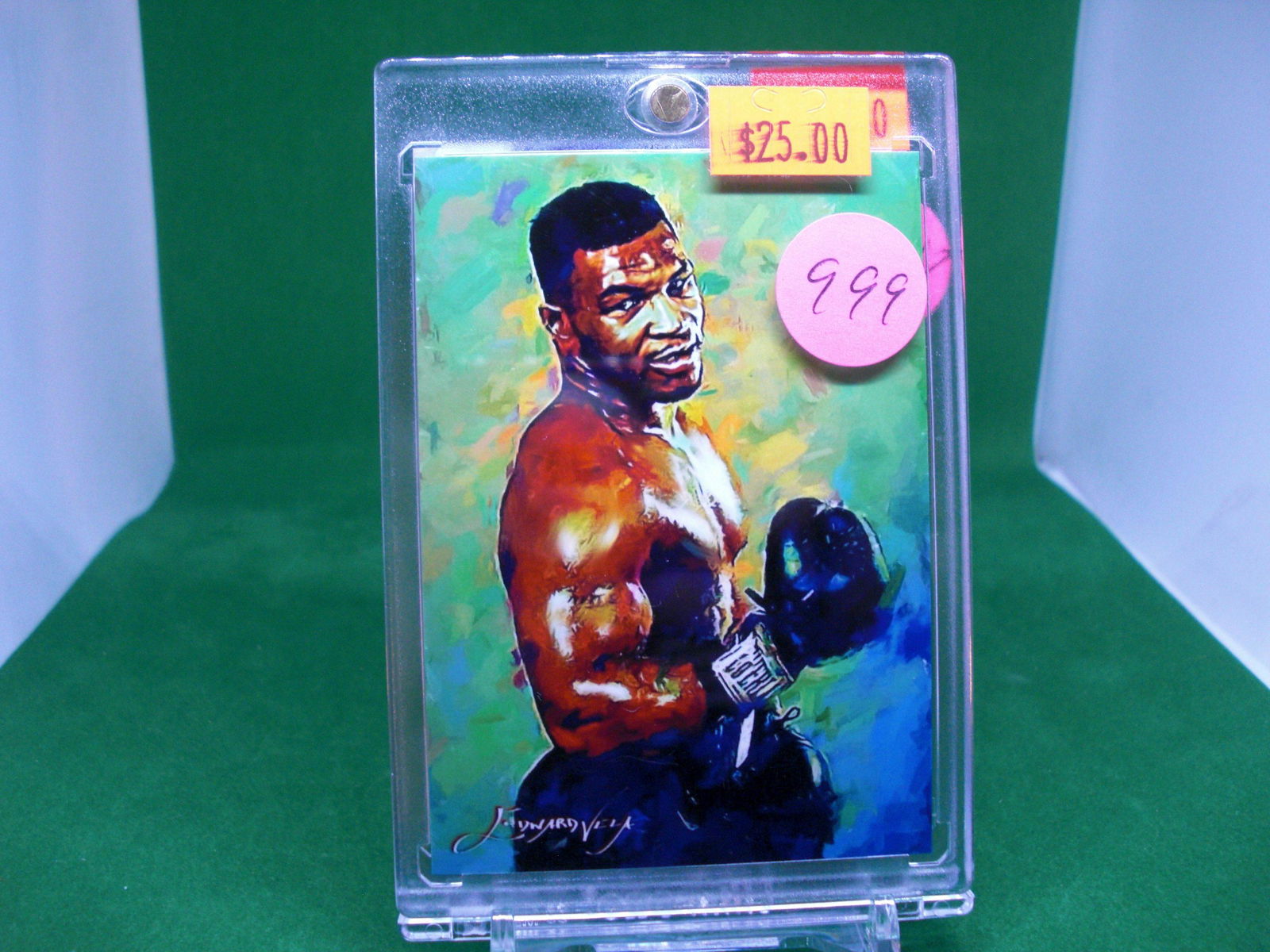 mike tyson 44/50 signed sketch card (1 of 1)