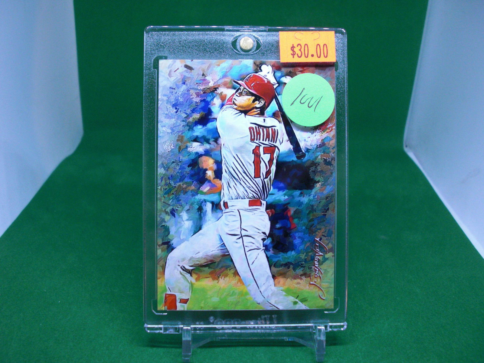 shohei ohtani 39/50 signed sketch card (1 of 1)