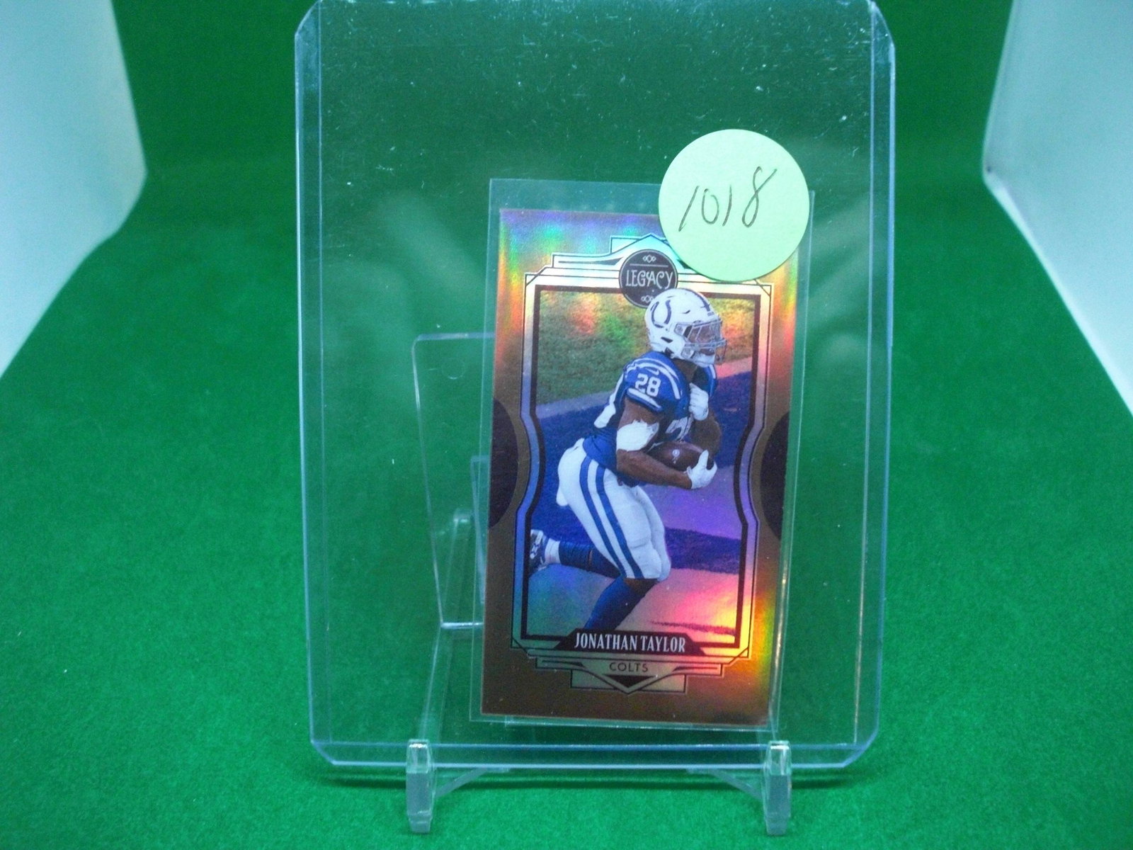 jonathan taylor rookie mini 046/100: in top loader