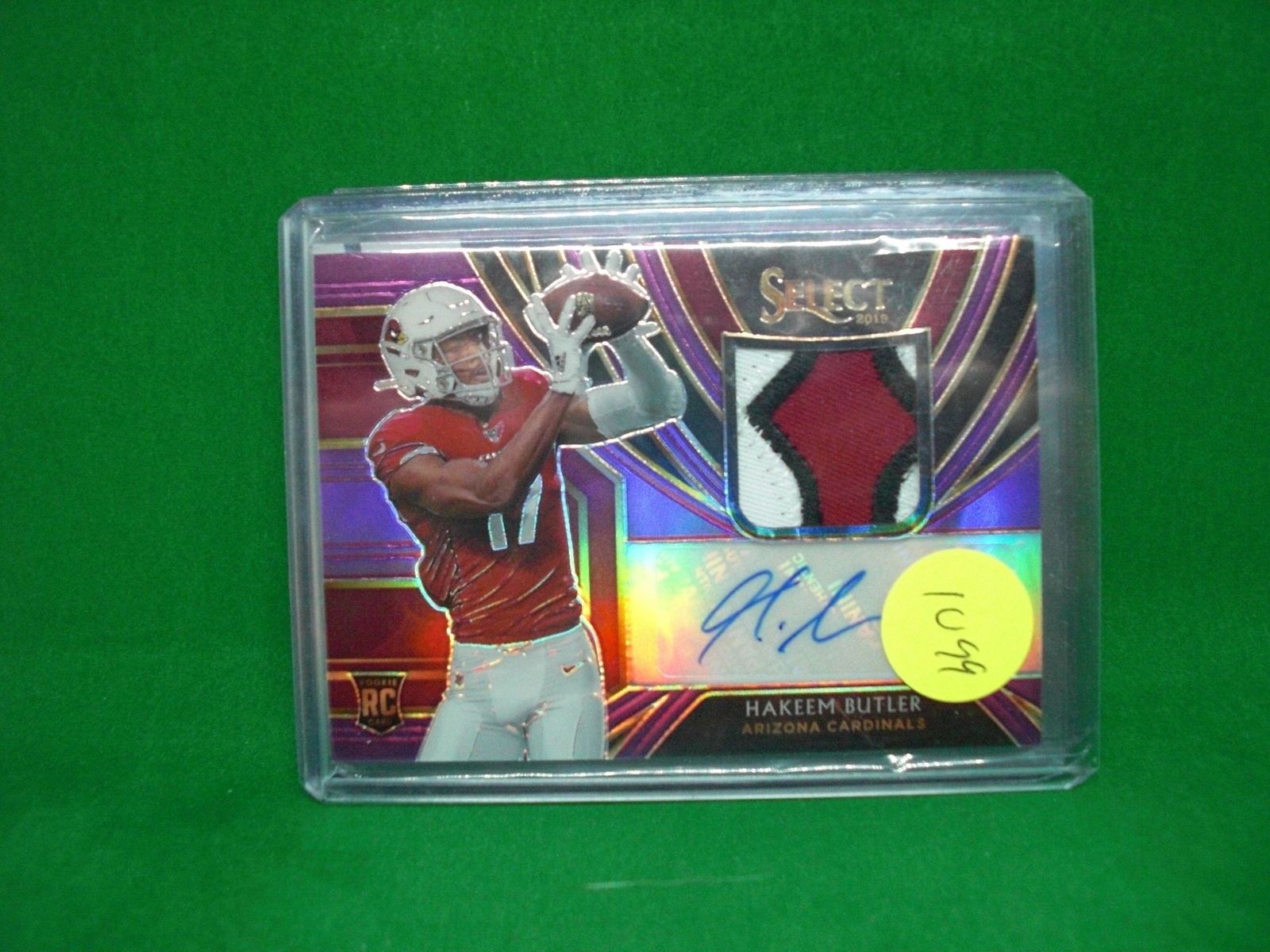 hakeem butler rookie patch auto 21/49 (1 of 1)