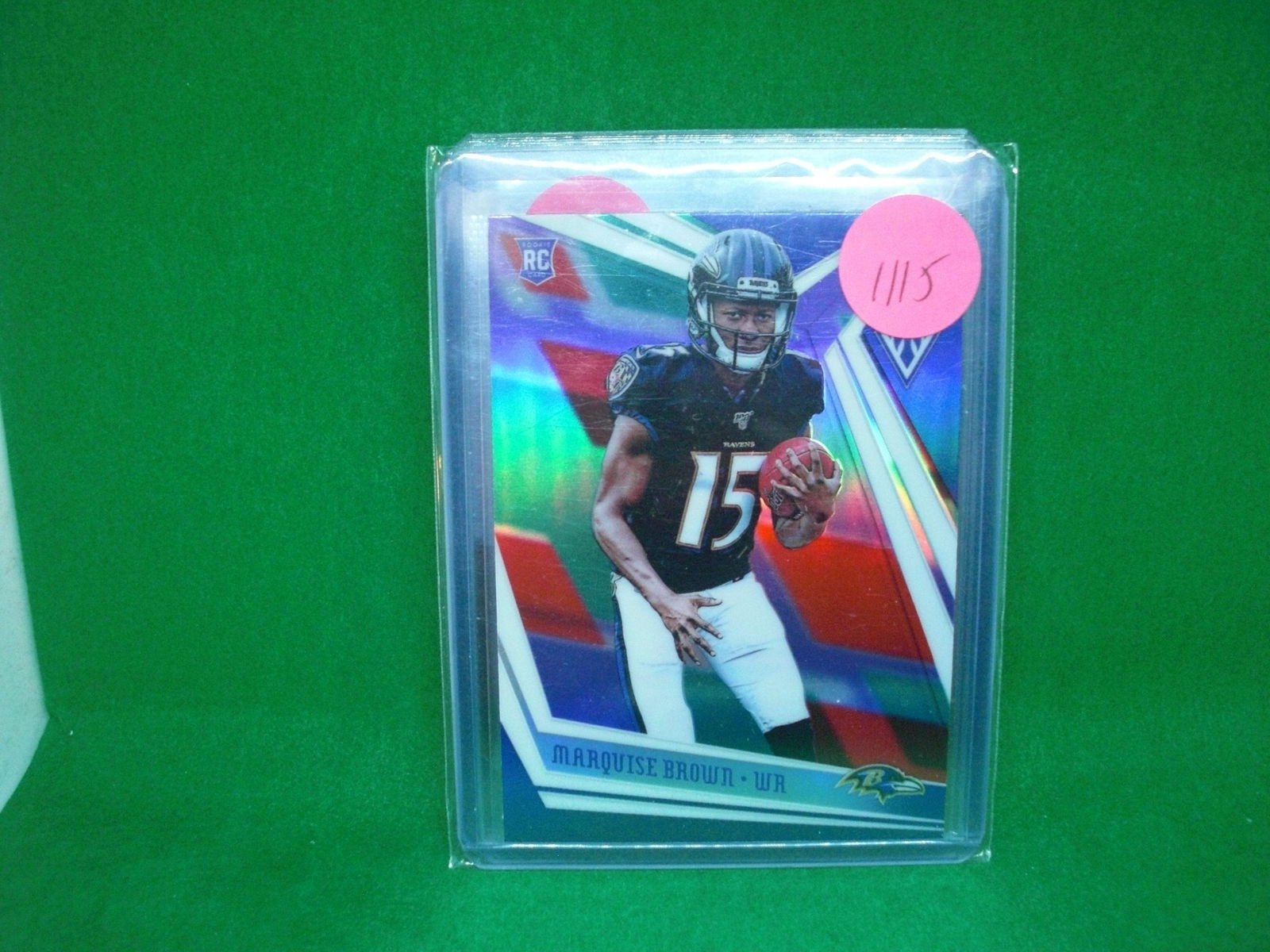 marquise brown phoenix rookie card (1 of 1)