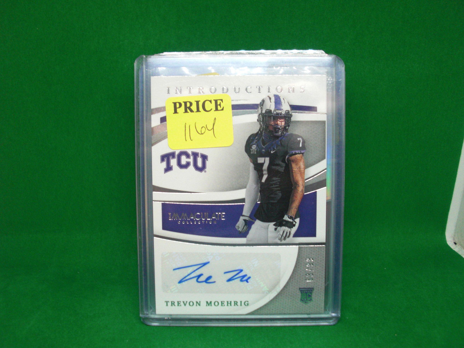 trevon moehrig immaculate auto 63/99 (1 of 1)