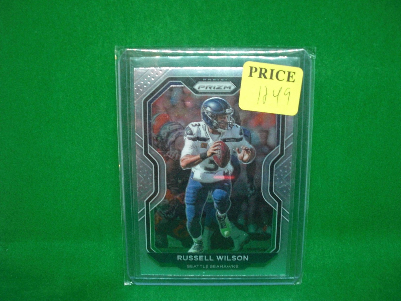 russell wilson 2020 prizm: in top loader