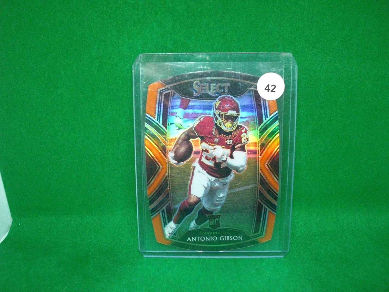 antonio gibson orange select diecut (1 of 1)