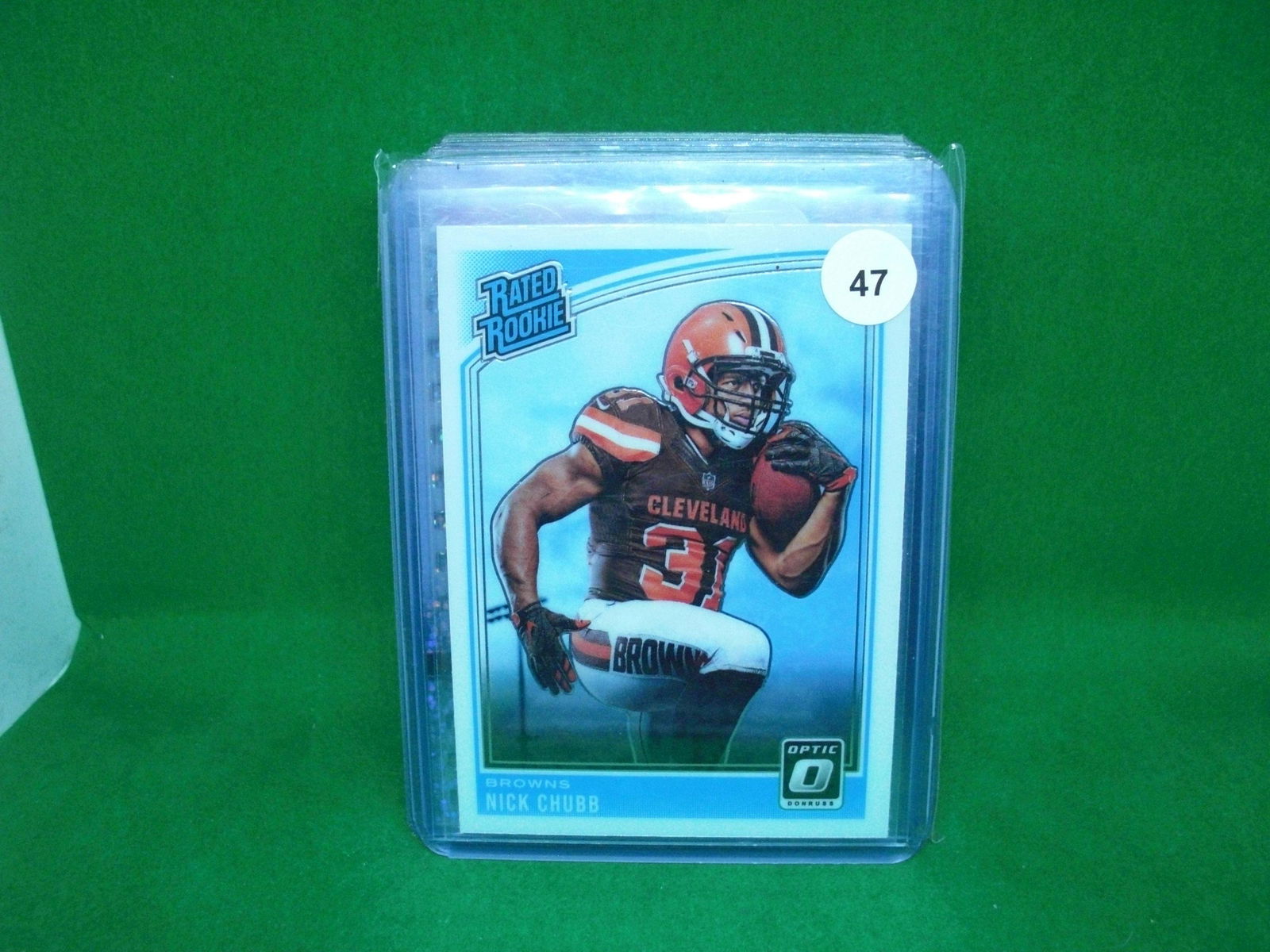 nick chubb optic rated rookie (1 of 1)
