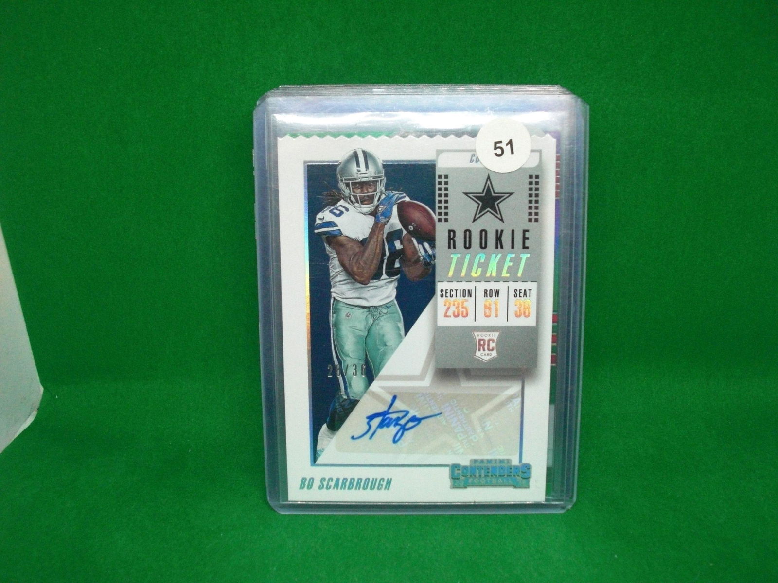 bo scarbrough rookie ticket auto 28/36 (1 of 1)