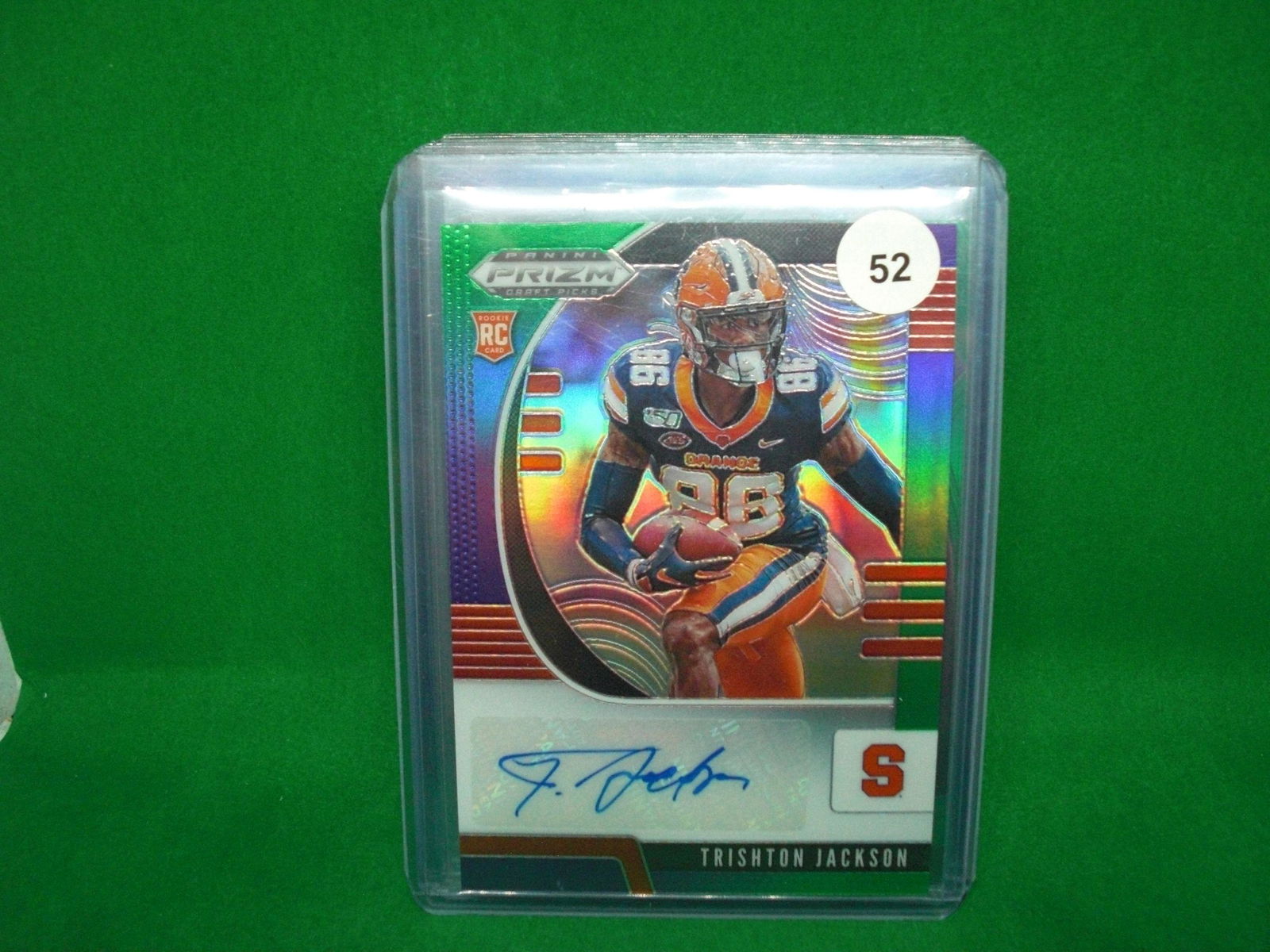trishton jackson prizm rookie auto 090/199 (1 of 1)