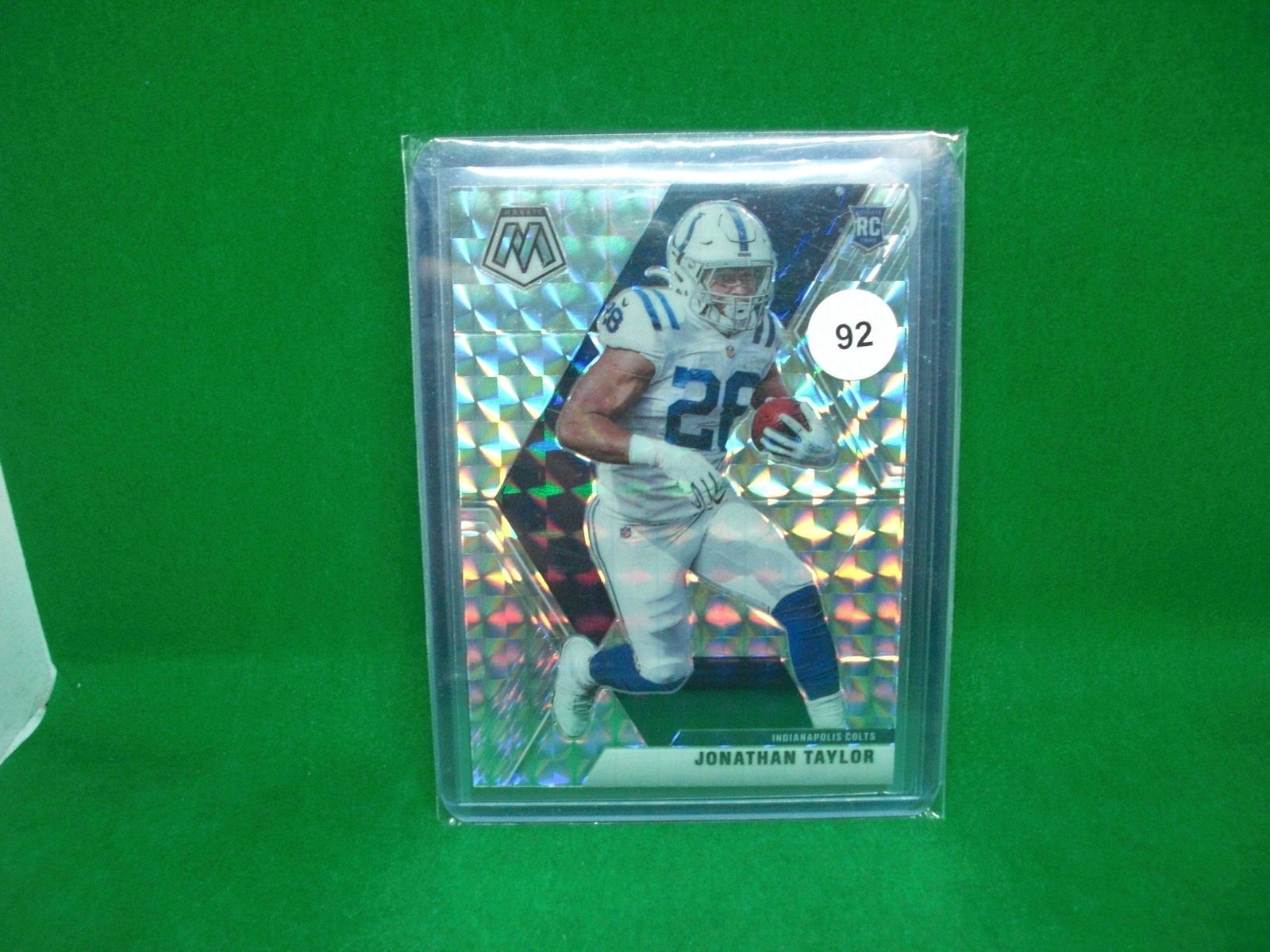 Jonathan Taylor silver mosaic rookie (1 of 1)