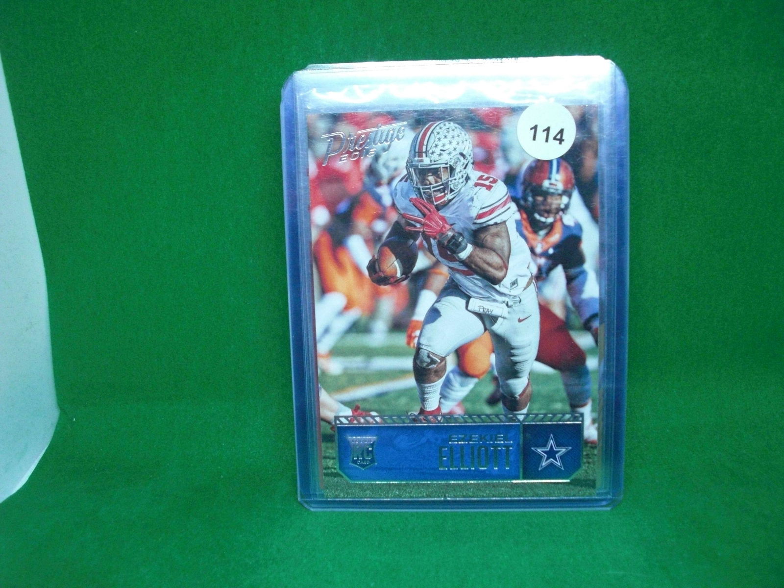 Ezekiel Elliott rookie card (1 of 1)