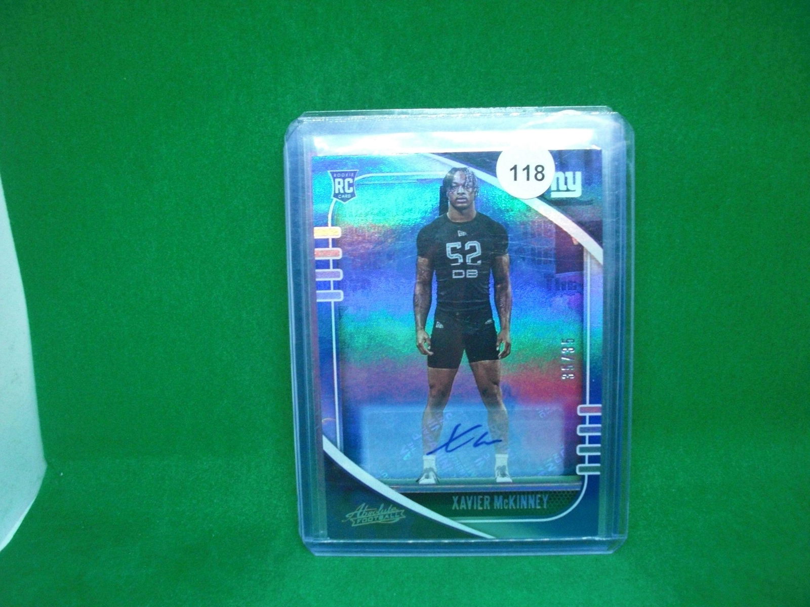 xavier mckinney rookie auto 35/35 (1 of 1)