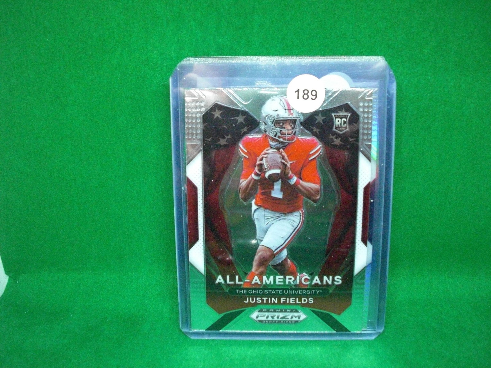 justin fields all americans: in top loader