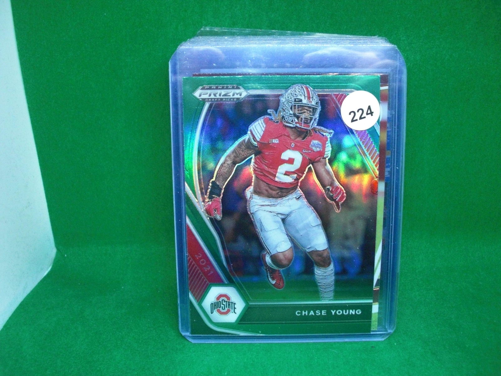 chase young green prizm (1 of 1)