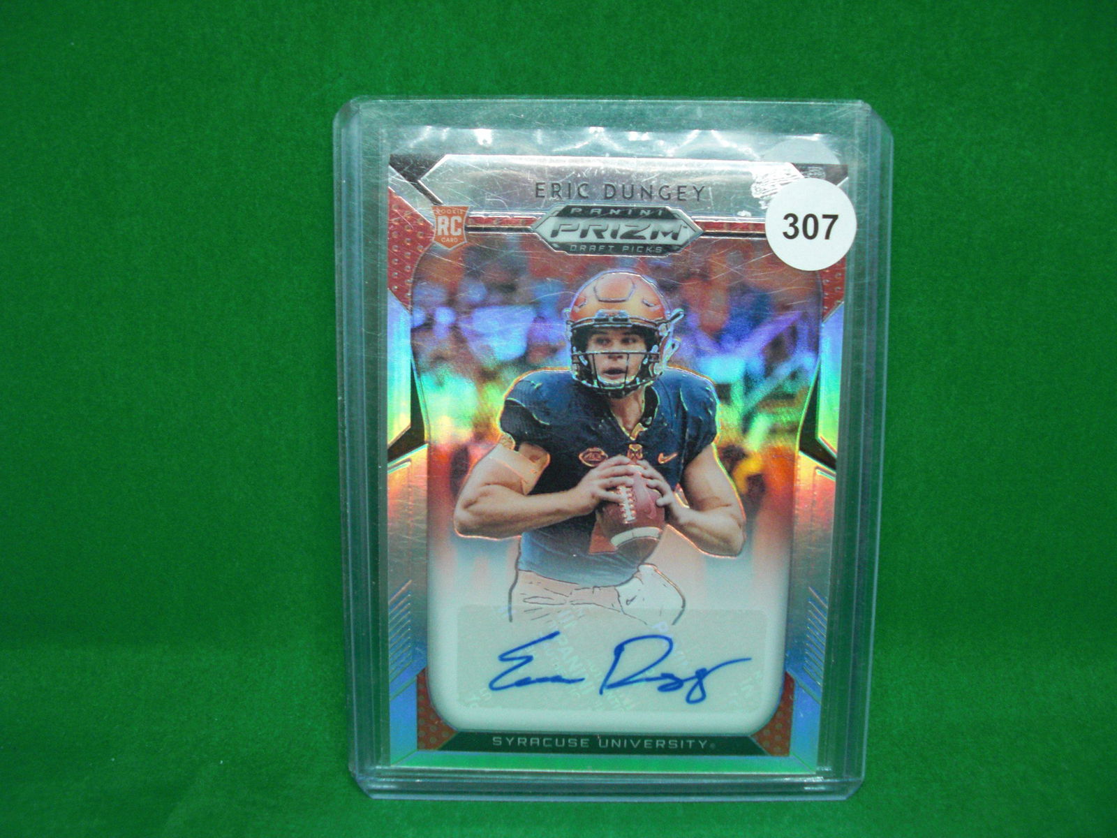 eric dungy silver prizm auto (1 of 1)