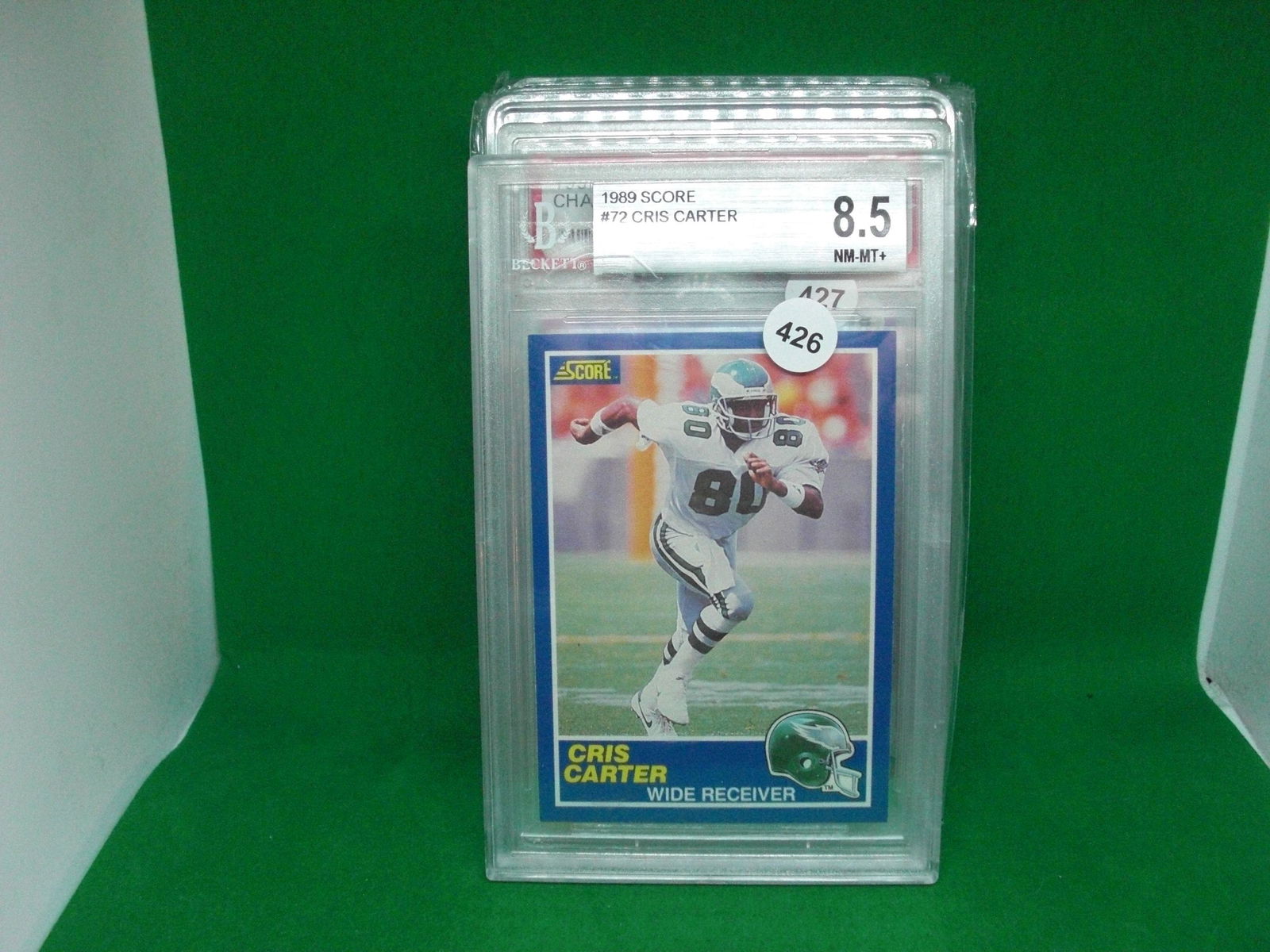Beckett graded 8.5 Chris Carter 1989 score (1 of 1)