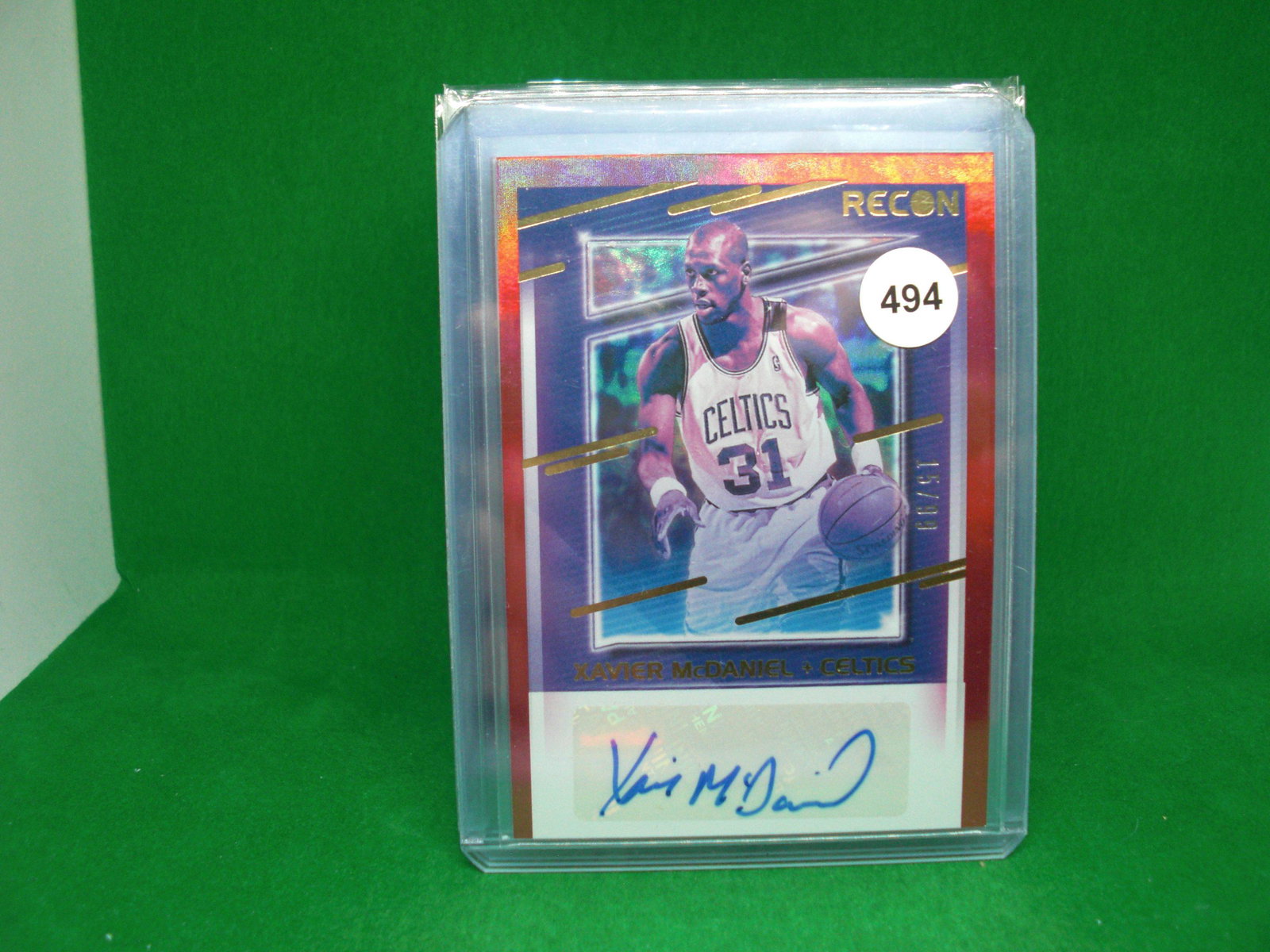 xavier mcdaniel auto 15/99: in top loader