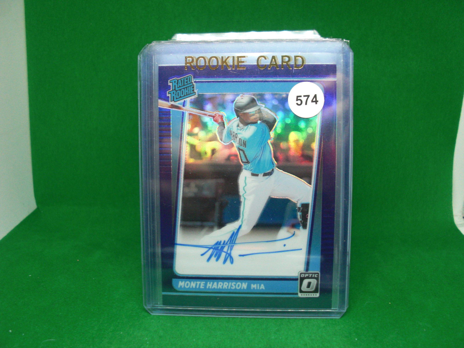 Monte Harrison purple rated rookie auto (1 of 1)